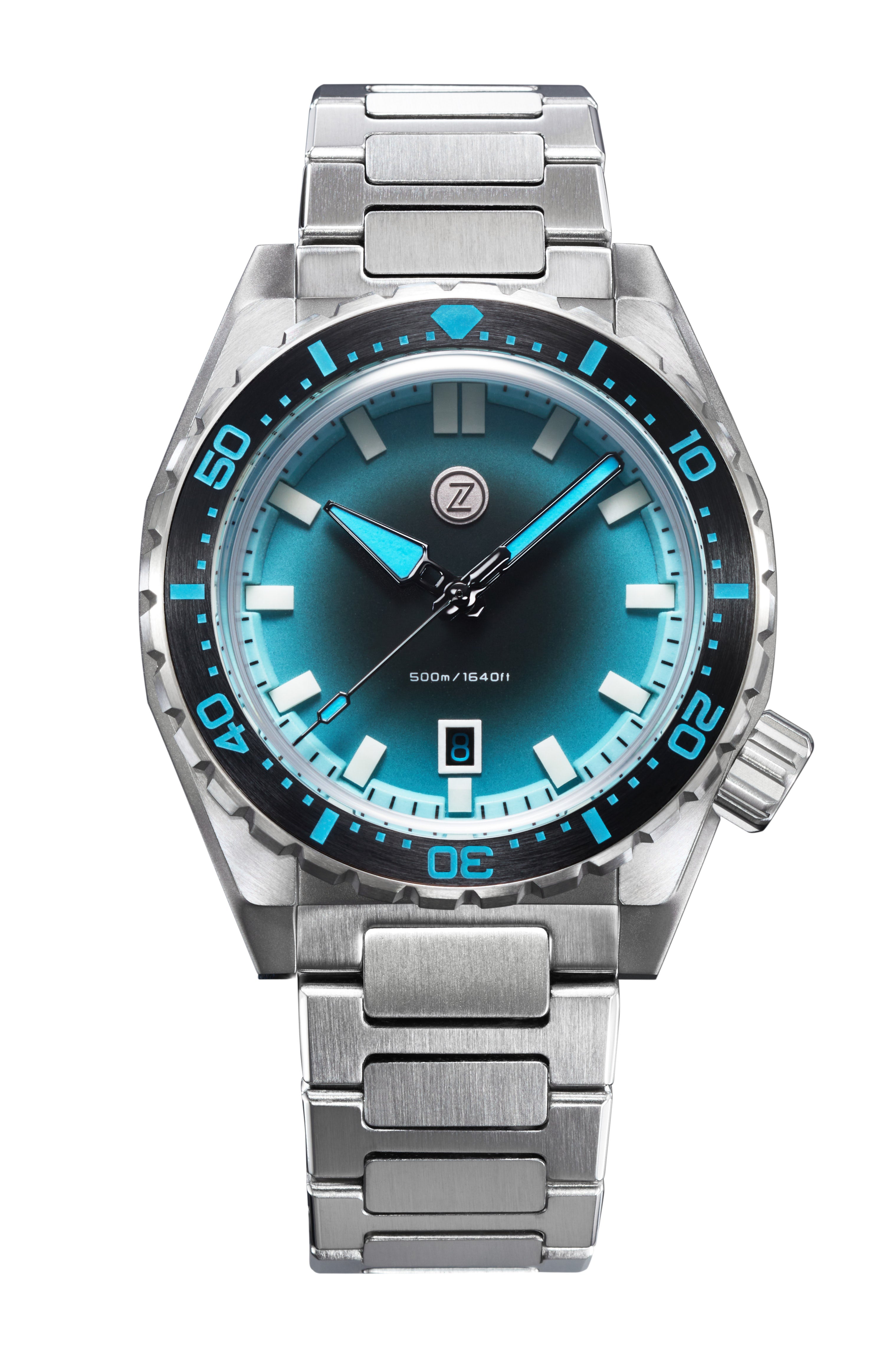 ワミレス Thresher 44mm 'Azure' – Zelos Watches