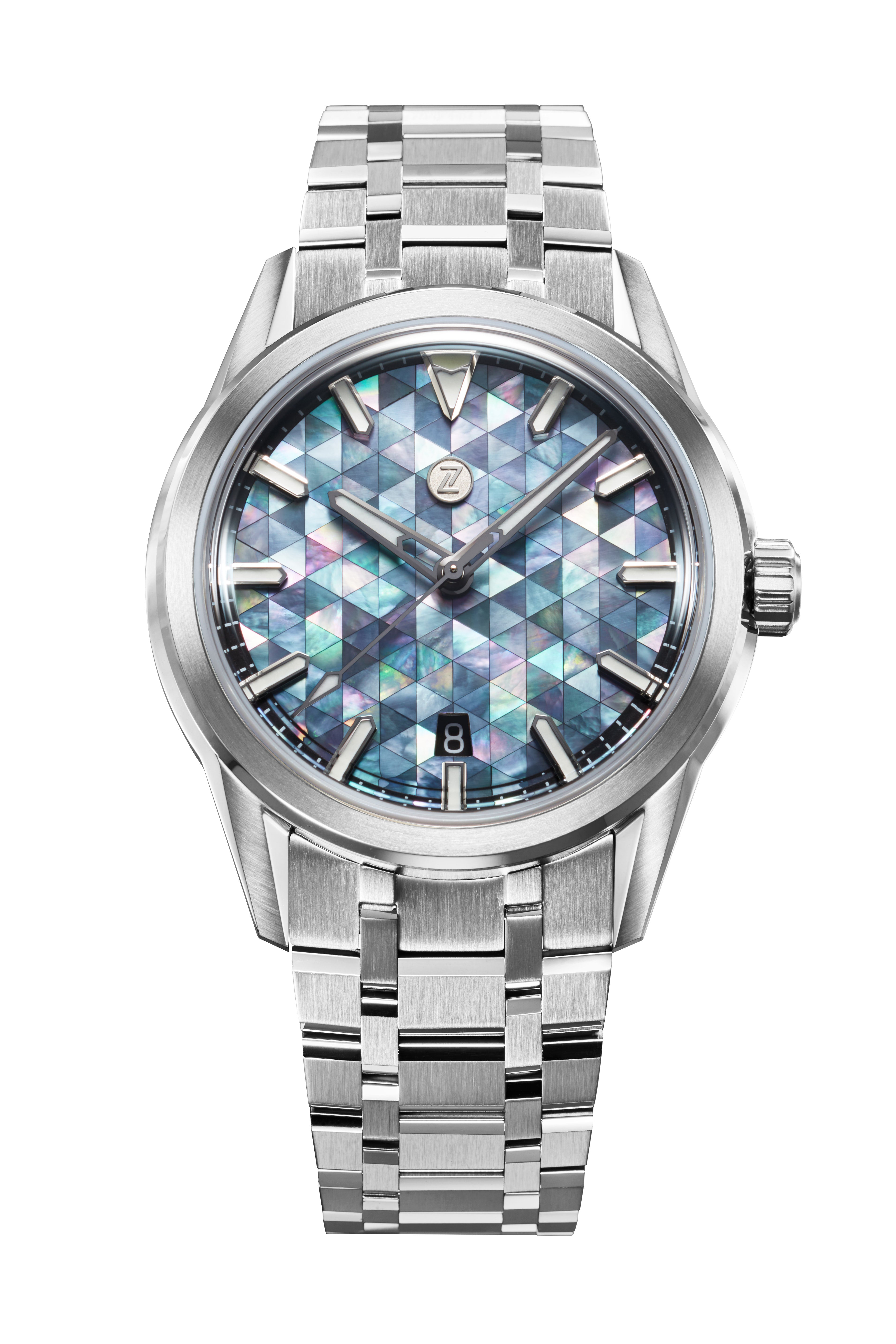 Arabian Heljä by Marjo Tiiroka Helica 39 'Mosaic MOP' – Zelos Watches