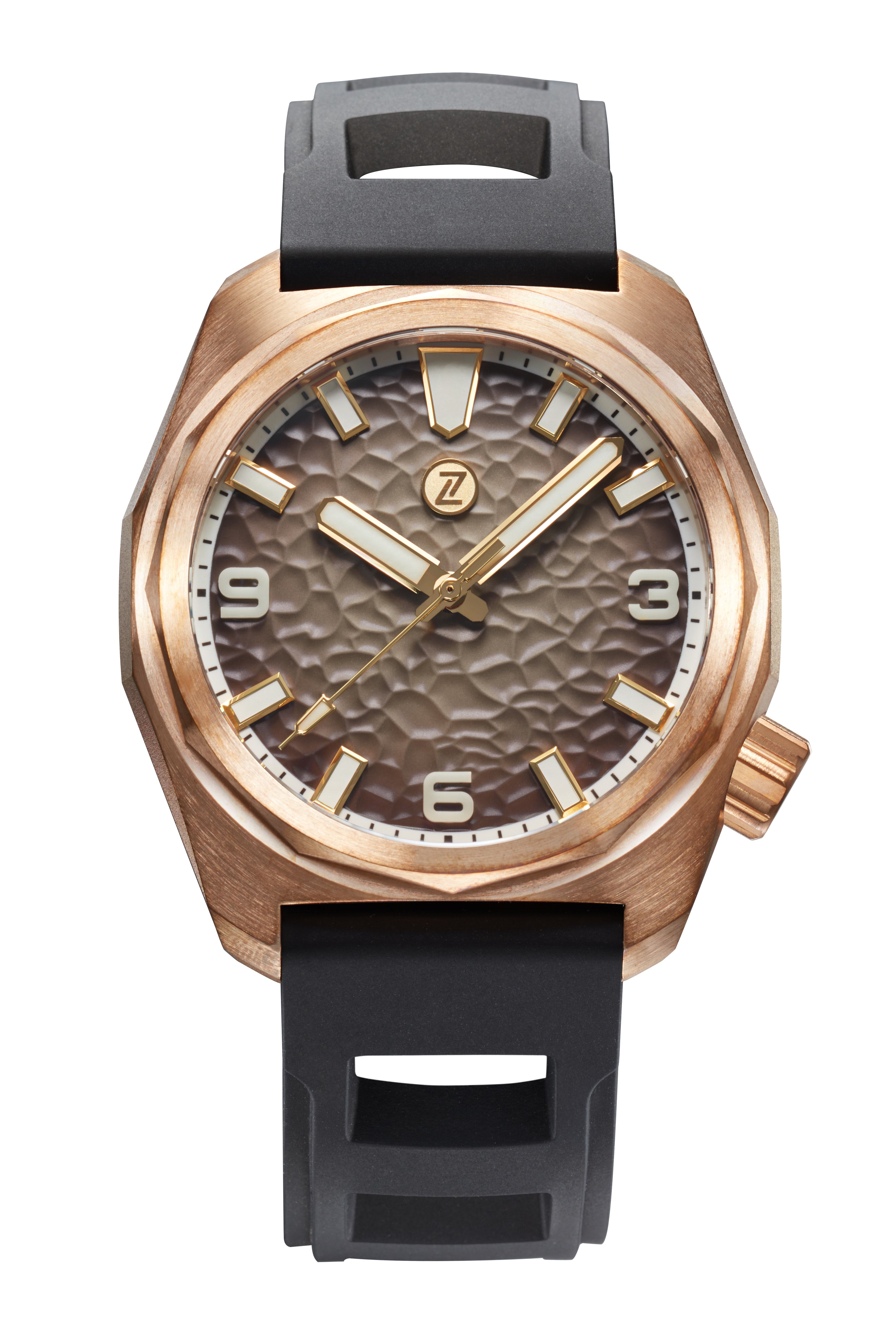 Hammerhead 43 Field Br 'Bedrock' – Zelos Watches