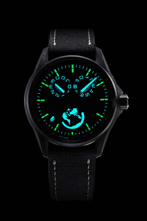 Spearfish Dual Time Carbon 'Moonscape' Launch Special