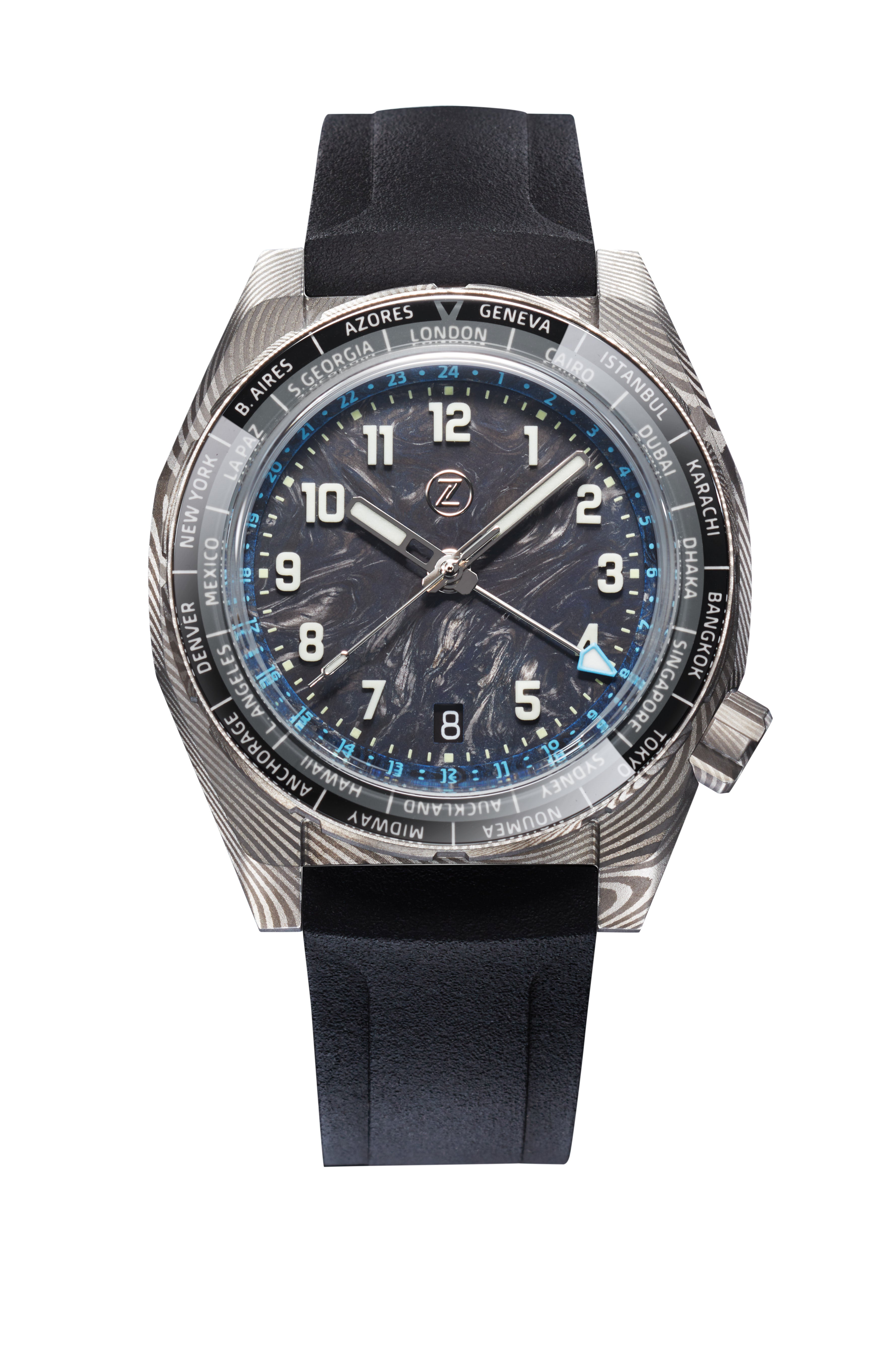 Thresher 41mm Damascus – Zelos Watches