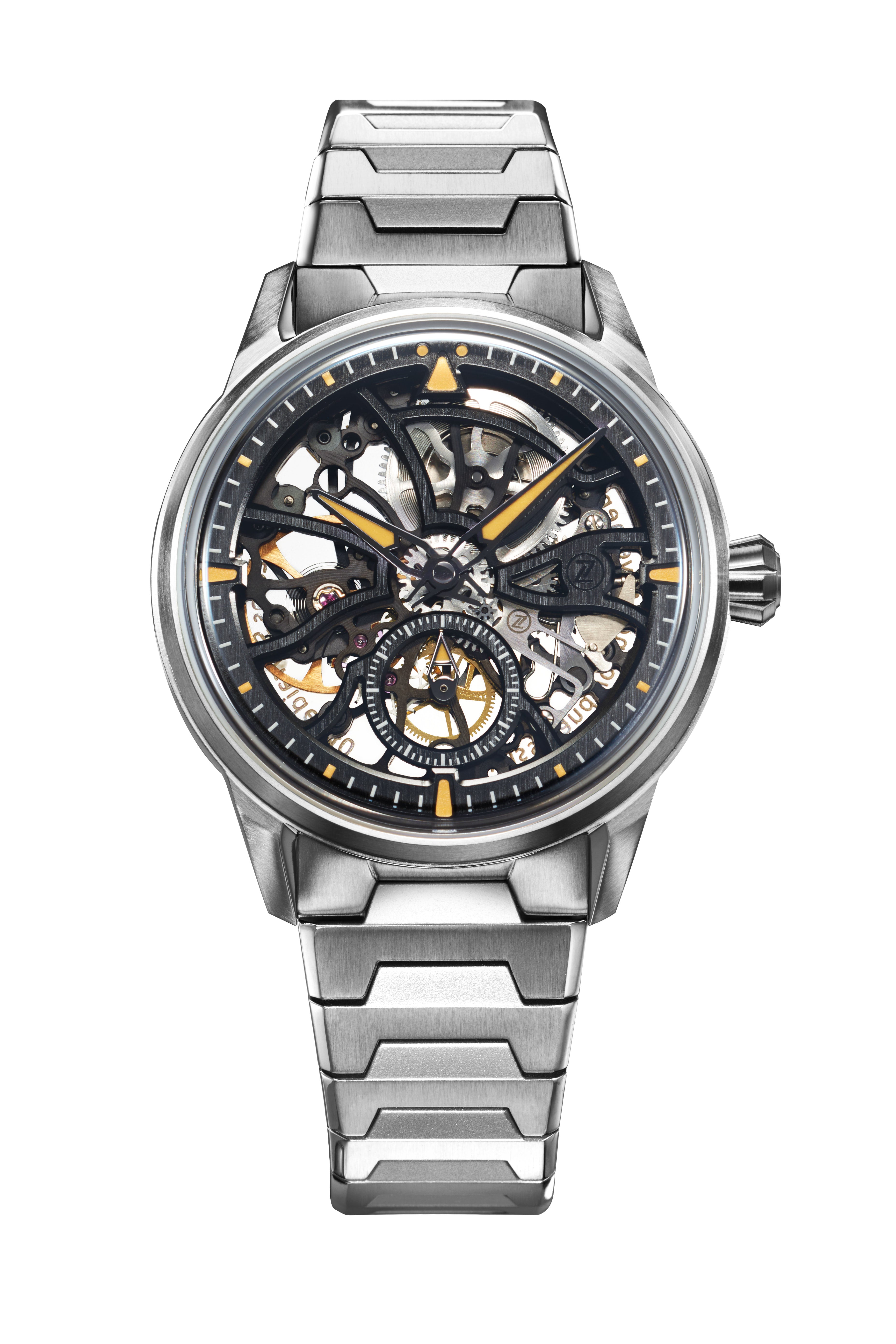 saltwater RETRO サイズ11 新品未使用　tan Zelos Skyraider Bronze Skeleton (Limited Edition ETA 6498