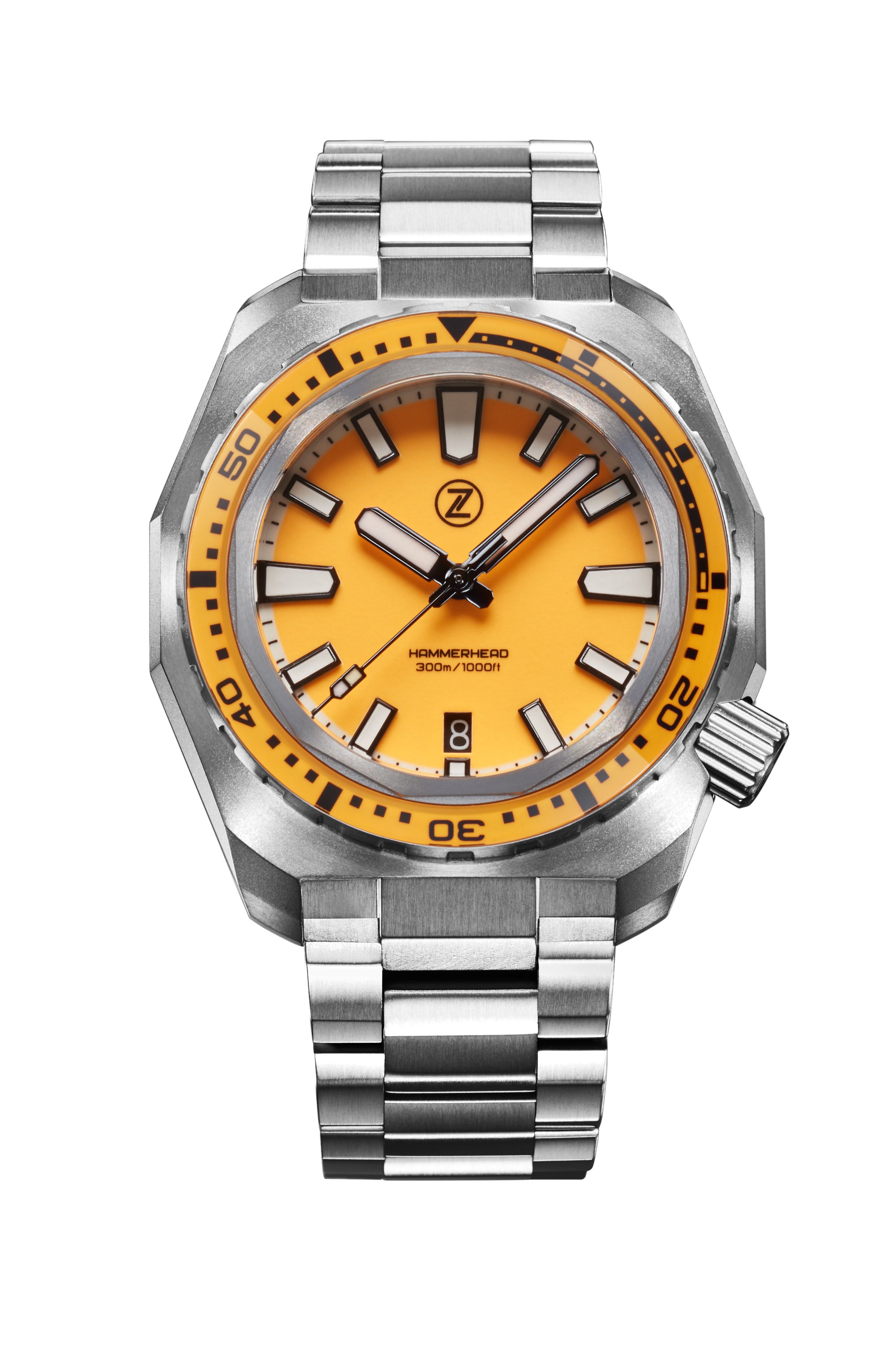 Hammerhead V3 300m Ti 'Ember Orange' – Zelos Watches