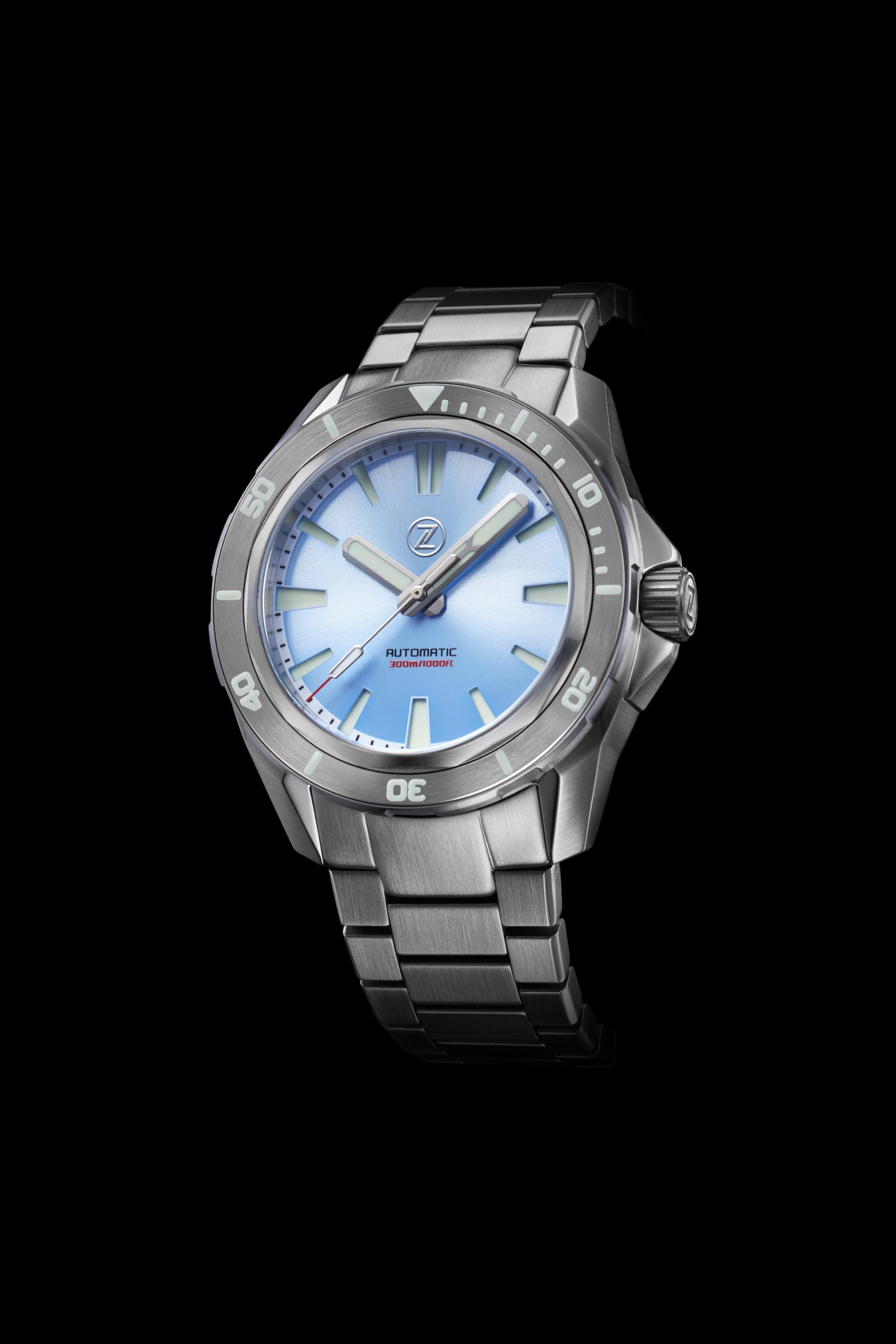 Swordfish V2 300m Diver Seiko NH35 Ice Blue – Zelos Watches