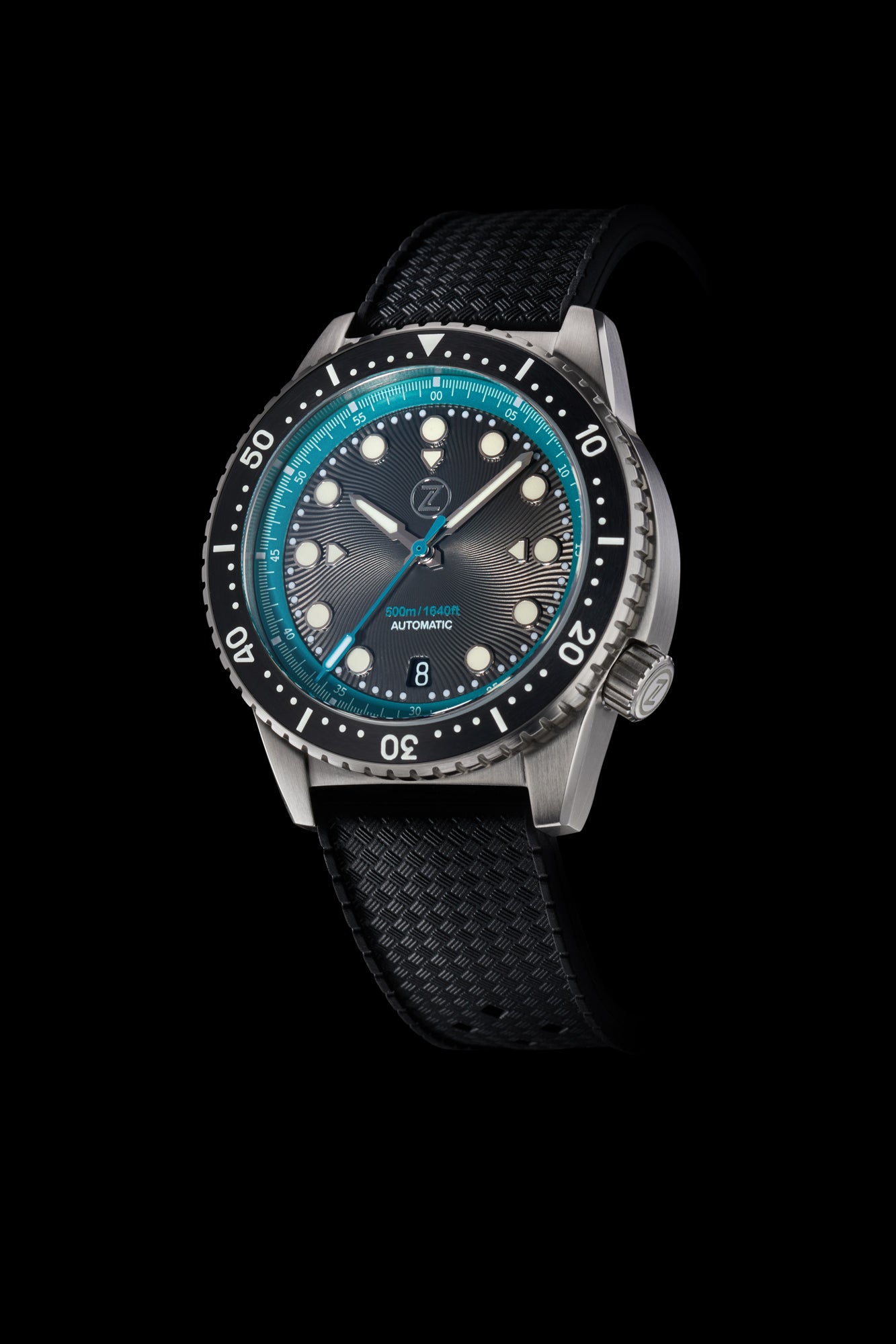 Mako V2 500m Diver Steel Ocean Teal Zelos Watches