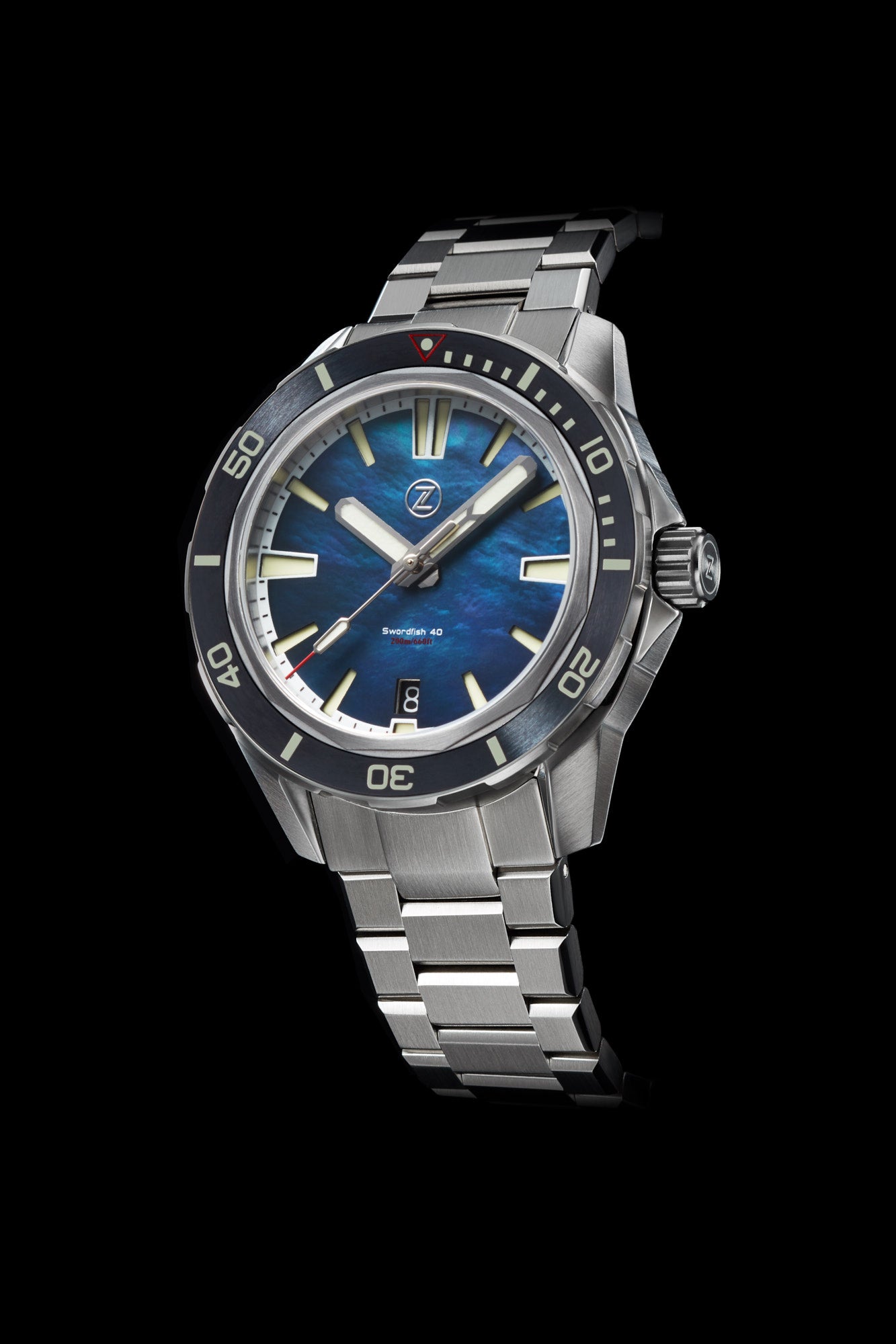 Swordfish 40mm SS Meteorite – Zelos Watches