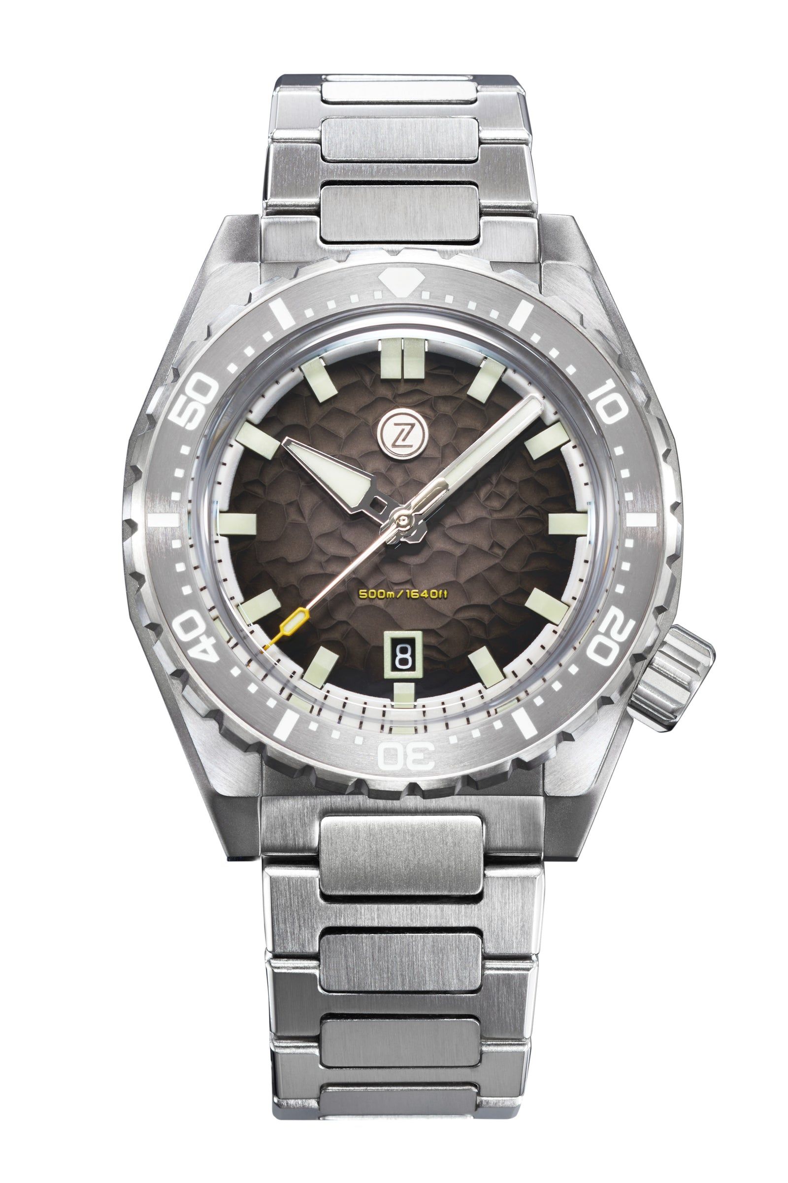 Thresher 44mm 'Hammered Grey' – Zelos Watches