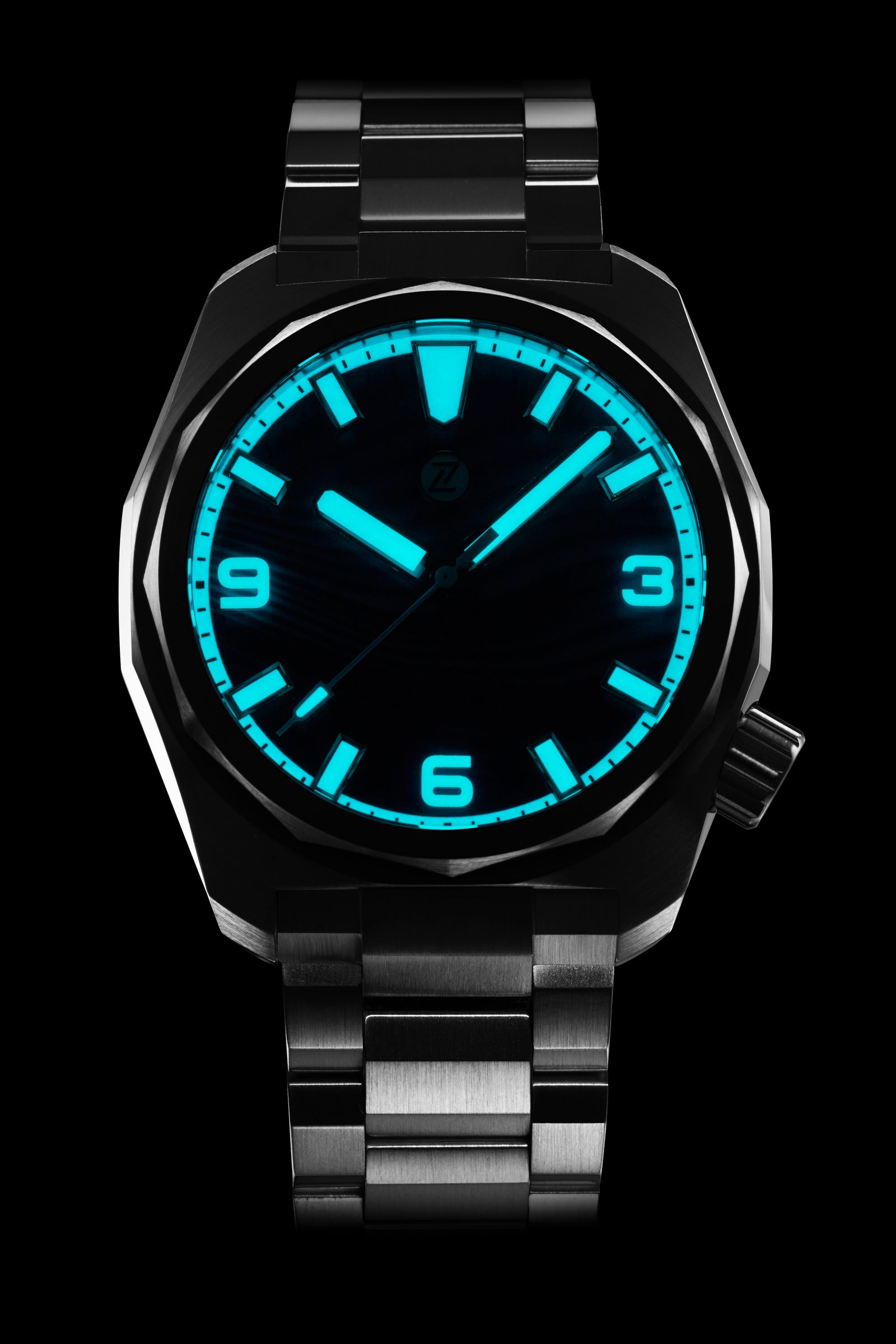 Hammerhead 43 Field 'Purple Agate' – Zelos Watches