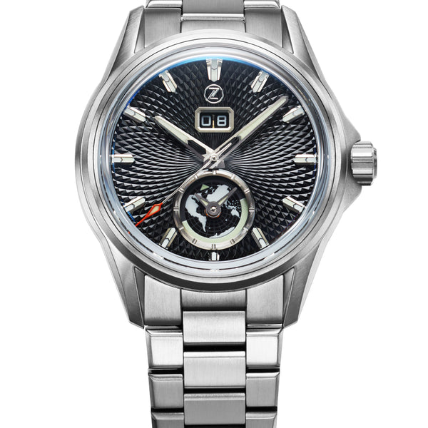 太郎　sub d2.0 black sheep Spearfish Dual Time Ti 'Gunmetal' – Zelos Watches