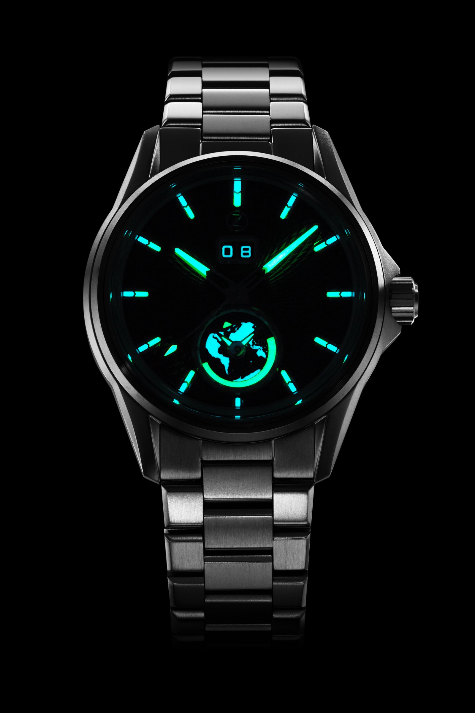 Spearfish Dual Time Ti 'Gunmetal' – Zelos Watches