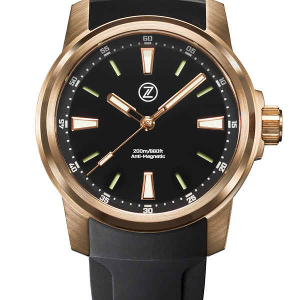 Aurora Field 42mm Br 'Oynx' – Zelos Watches