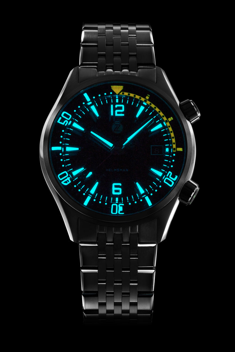 Helmsman SS 'Garnet' – Zelos Watches