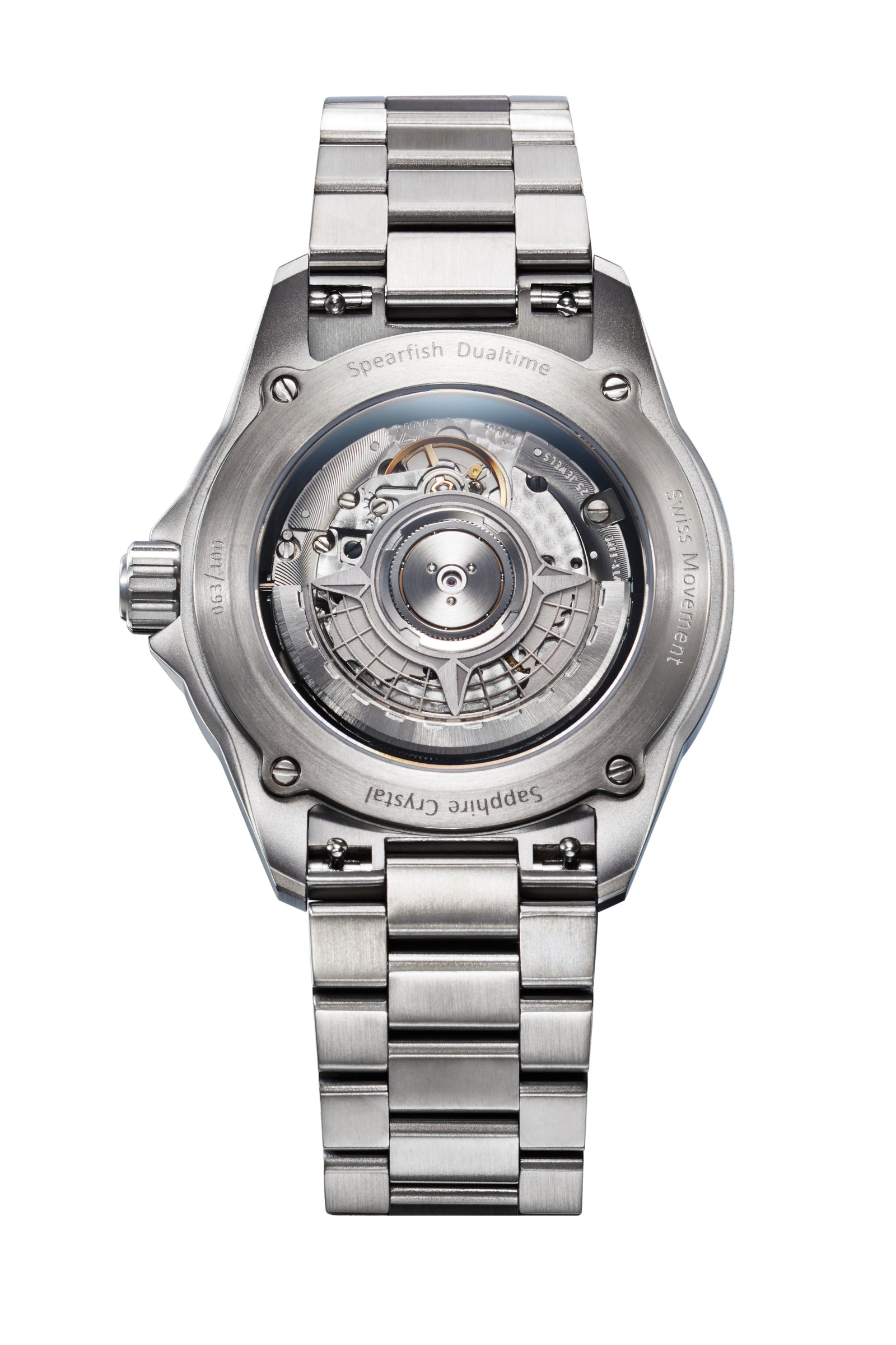 Spearfish Dual Time Ti 'Sky Blue' – Zelos Watches