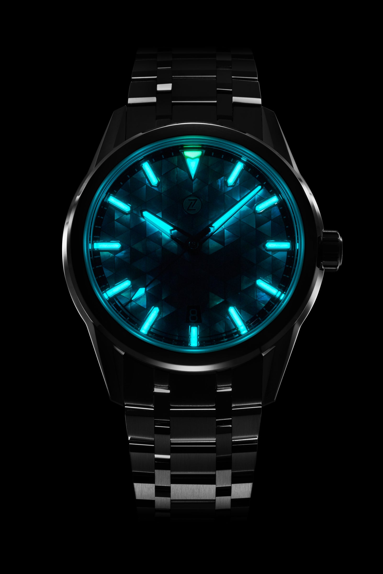 Helica 39 'Mosaic MOP' – Zelos Watches
