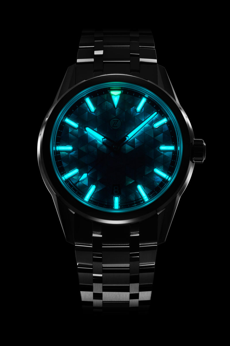 Helica 39 'Mosaic MOP' – Zelos Watches