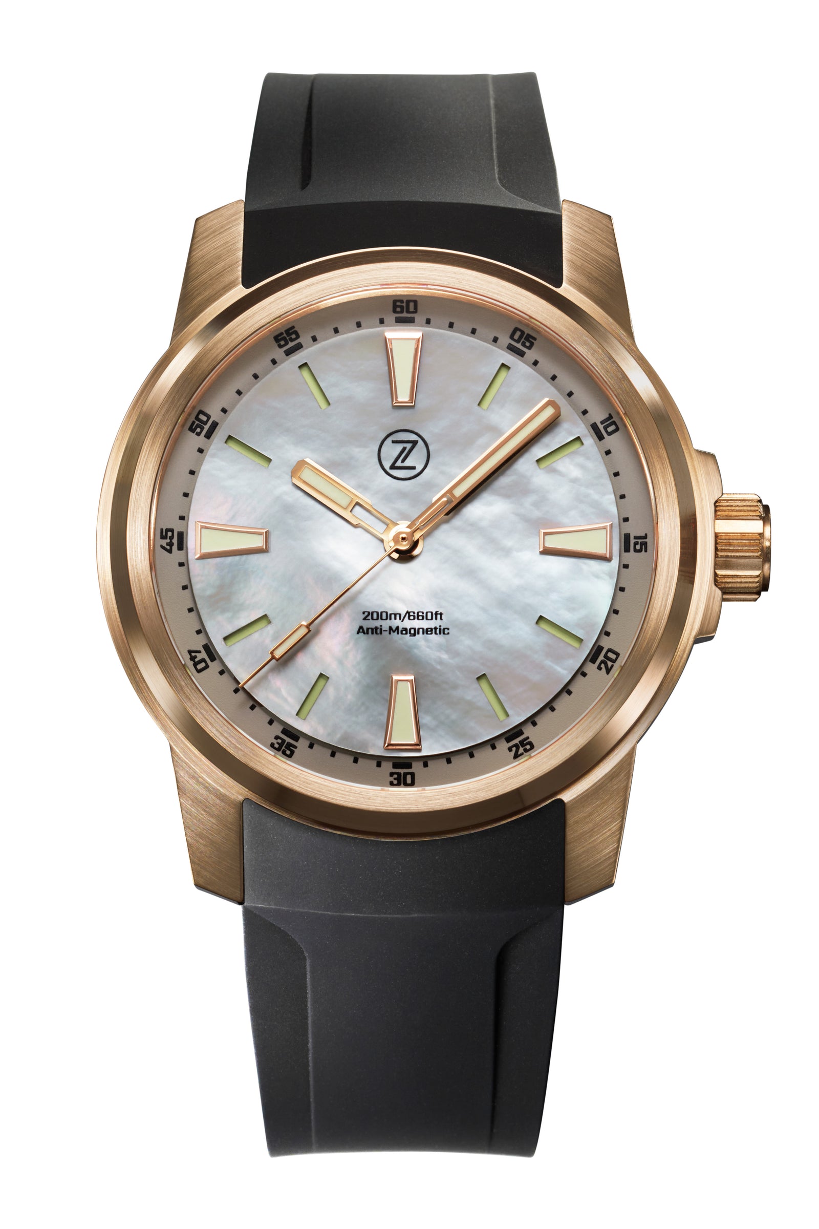 Aurora Field 42mm Br 'Grey MOP' – Zelos Watches