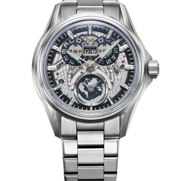 Spearfish Dual Time Ti 'Sky Blue' – Zelos Watches