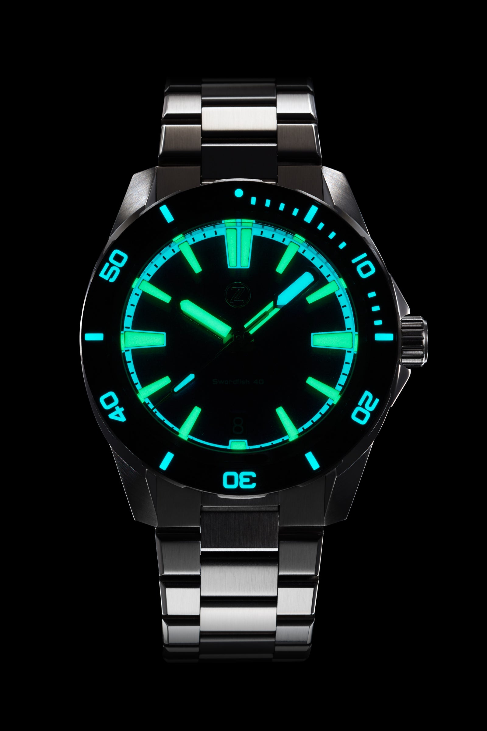 Swordfish 40mm SS 'Flux' – Zelos Watches