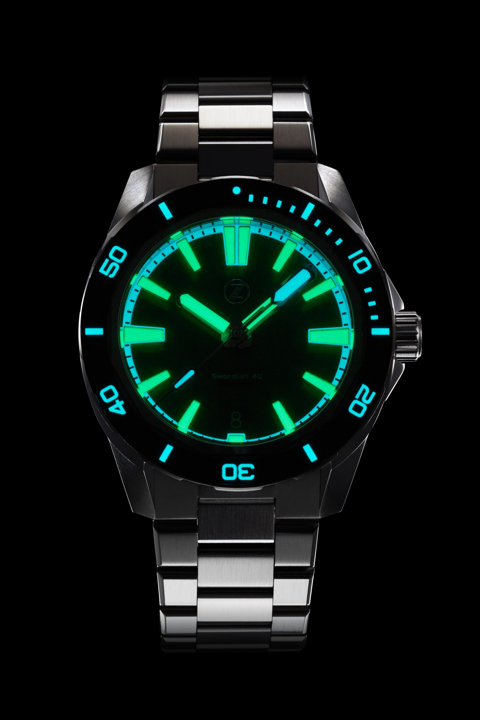 Swordfish 40mm SS 'Jade' – Zelos Watches
