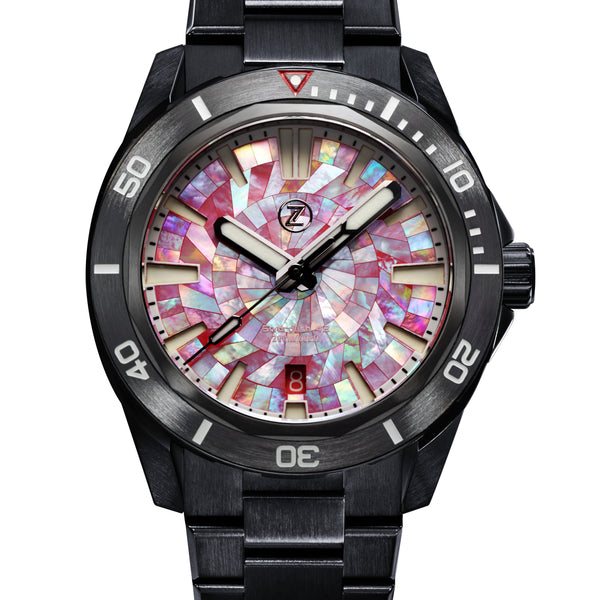 Swordfish 42mm SS 'Scarlet' – Zelos Watches