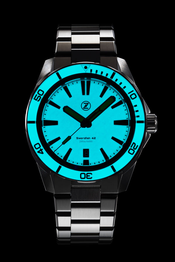 Swordfish 42mm SS 'Sky Blue' Launch Special