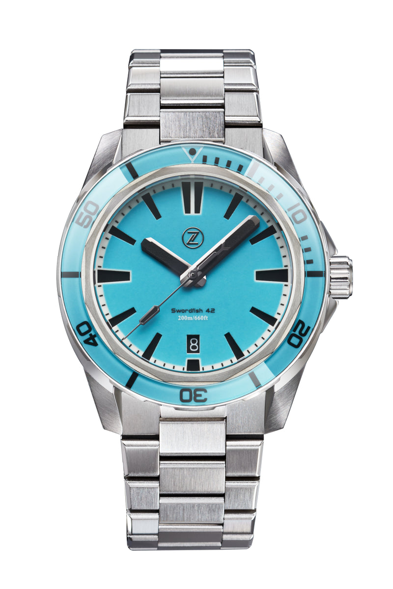 Swordfish 42mm SS 'Sky Blue'