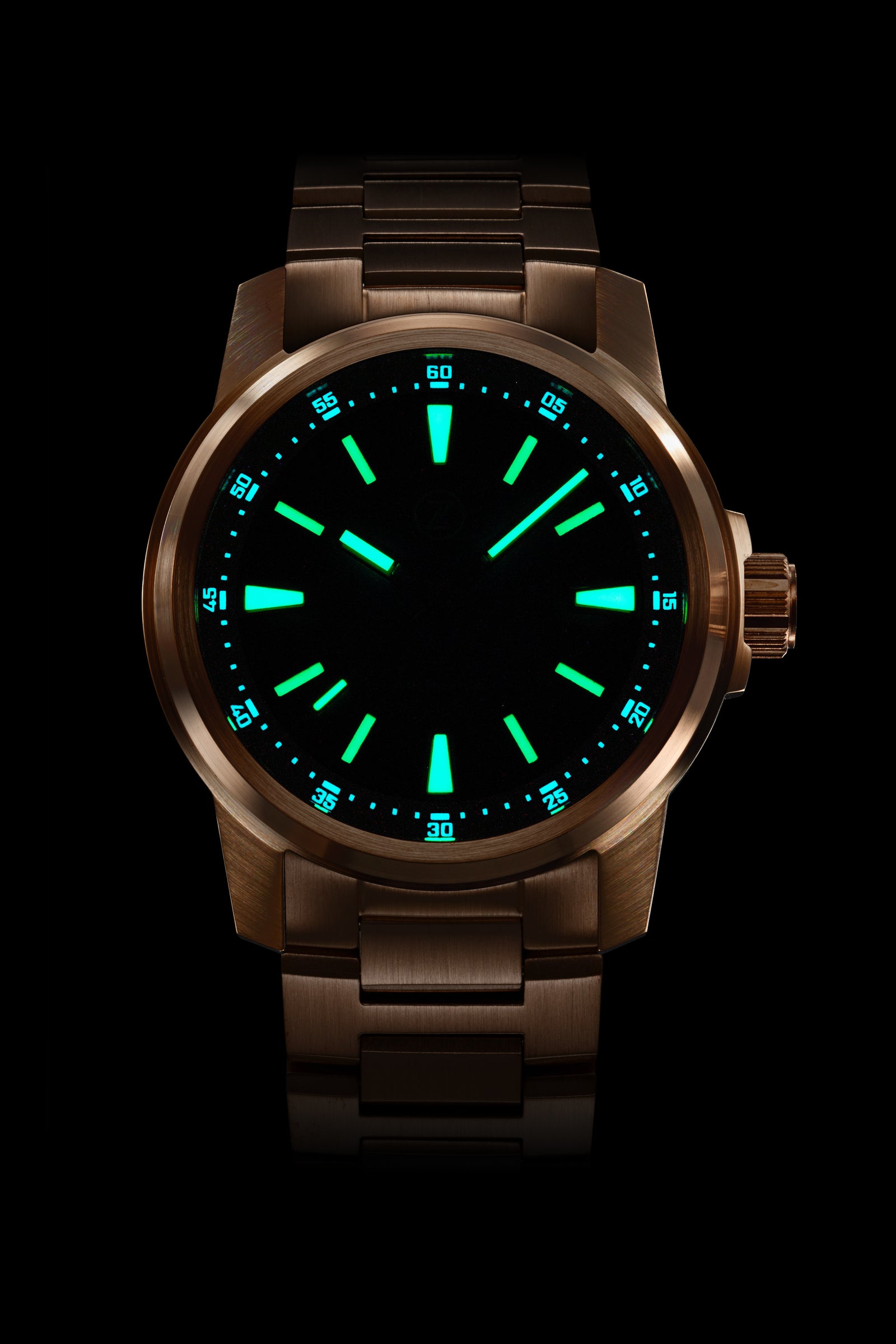 Aurora Field 38mm Br 'Teal MOP' – Zelos Watches