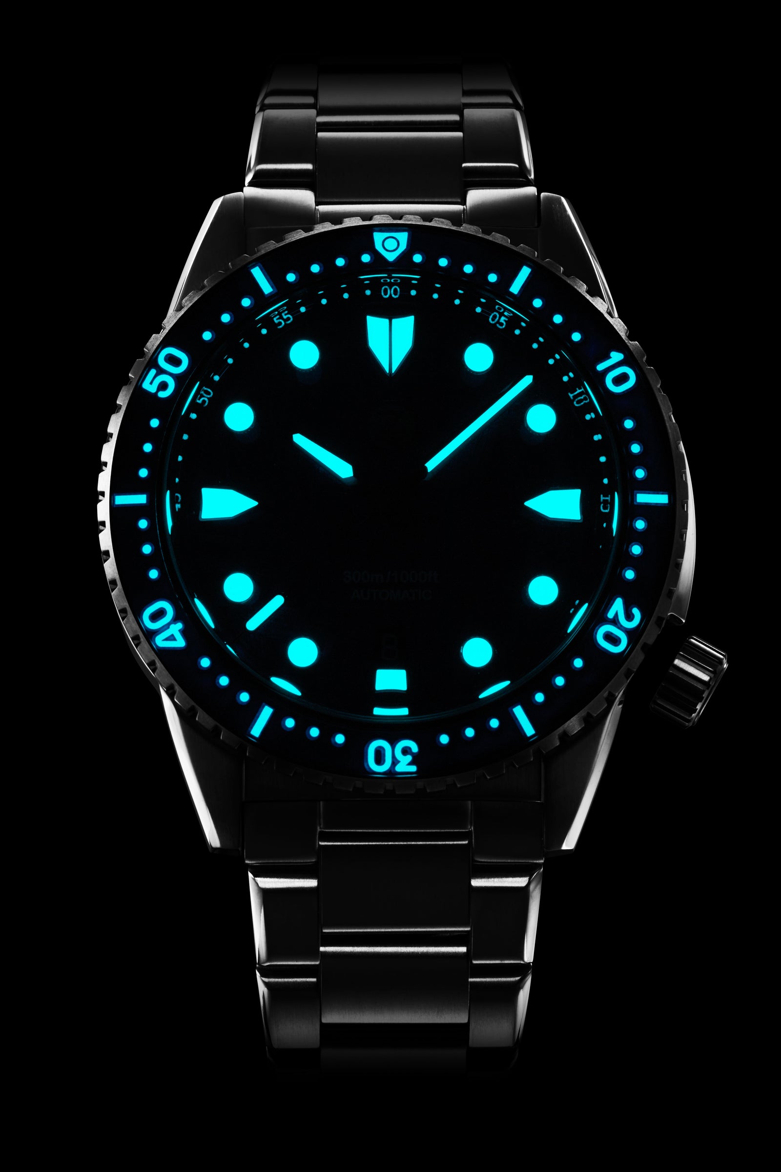 Great White 43mm DLC 'Blue Mete' – Zelos Watches