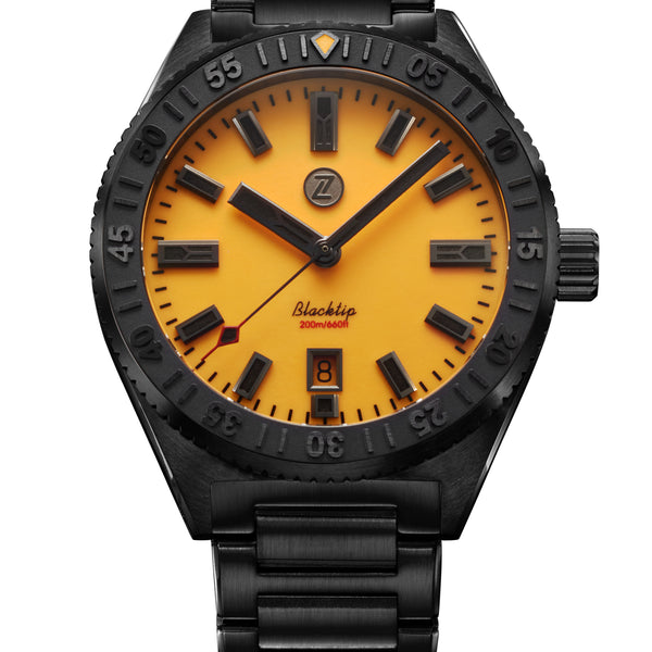 Blacktip 41mm Diver – Zelos Watches