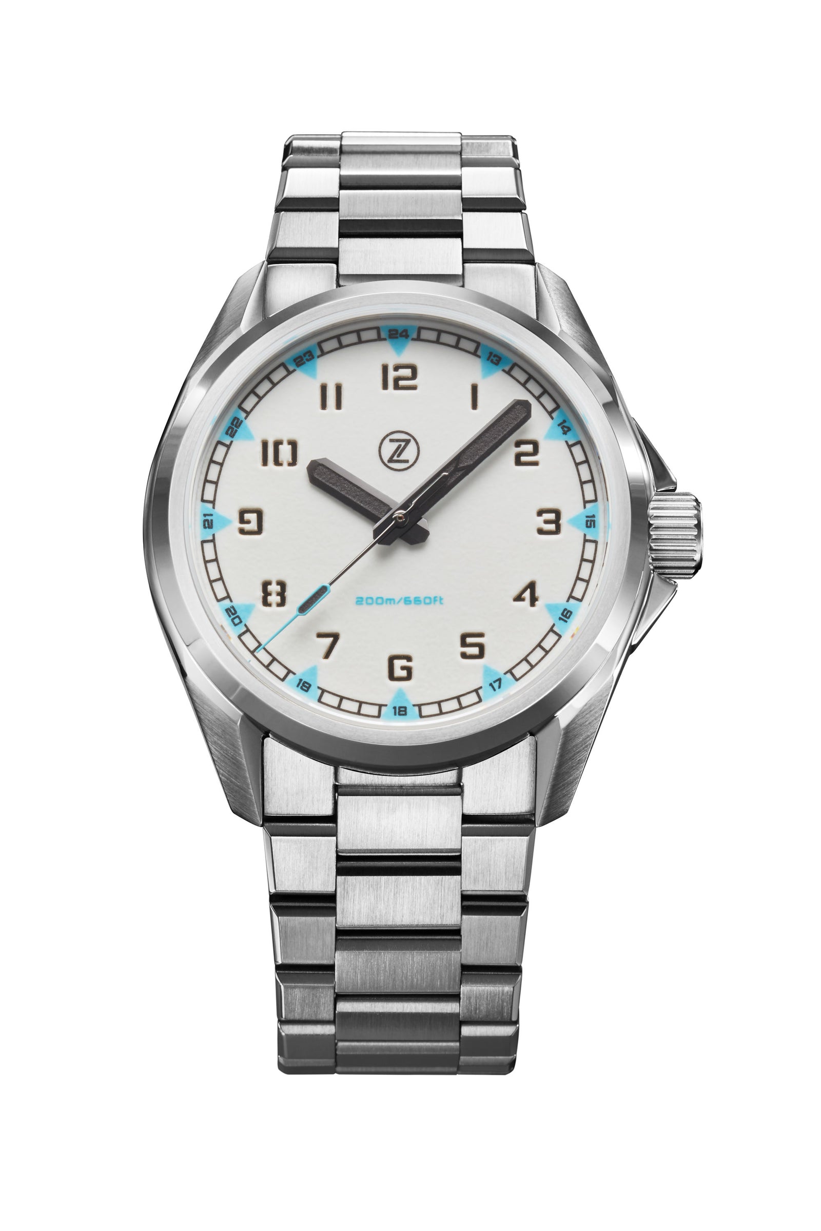 Swordfish Field 38mm SS 'Frost' – Zelos Watches