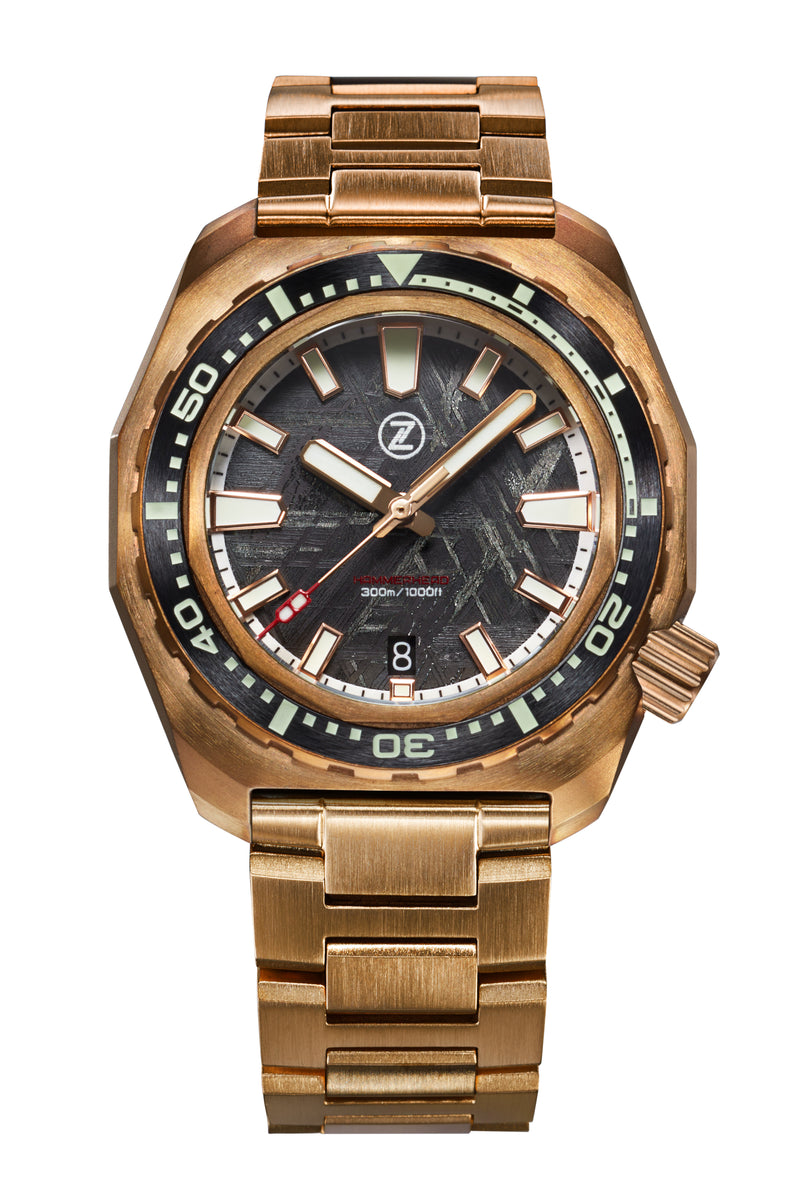 Bracelet Zelos Swordfish Bronze Bronze Bracelet 22mm – Zelos Watches