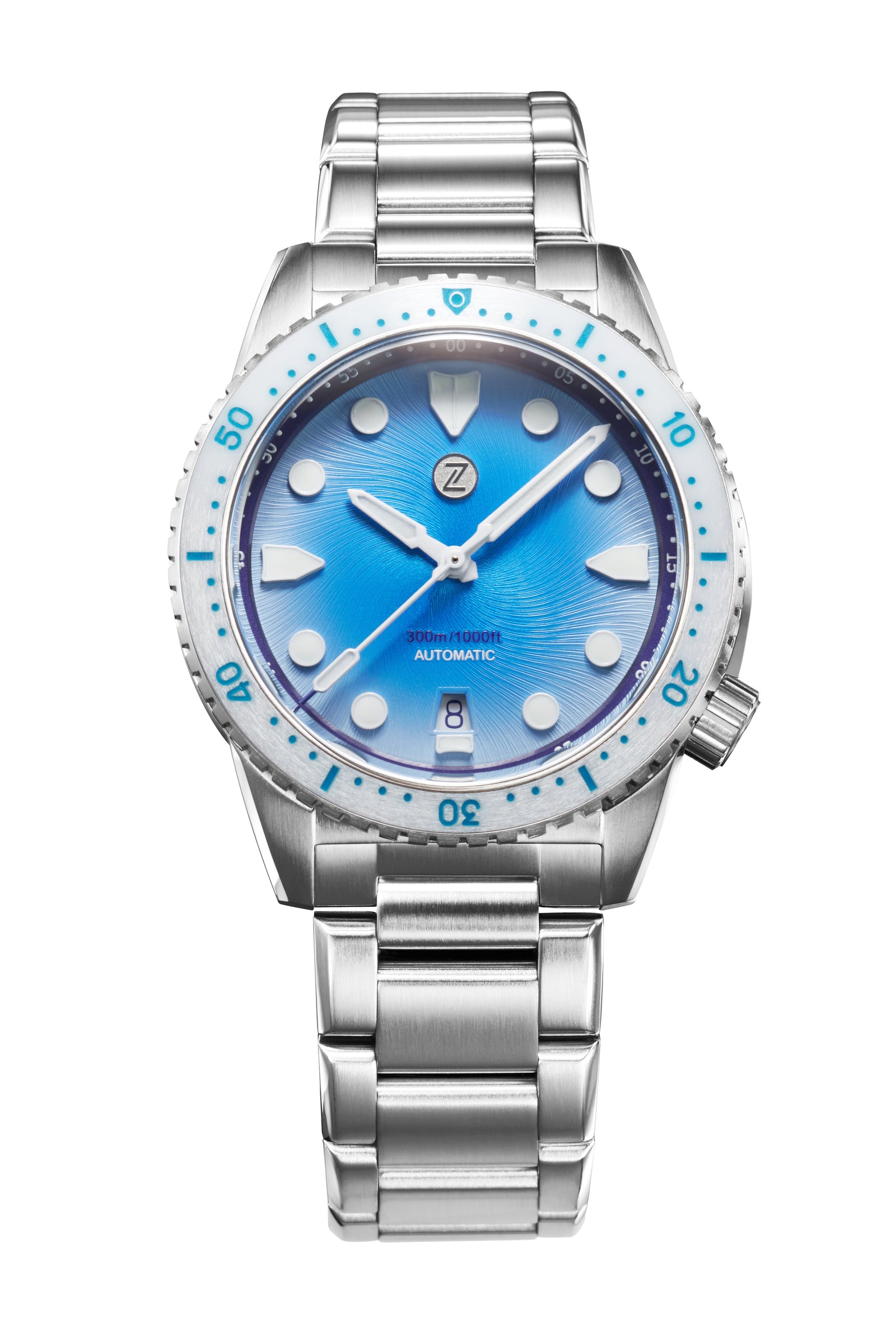 Mako 300m Diver 'Lagoon Blue' – Zelos Watches