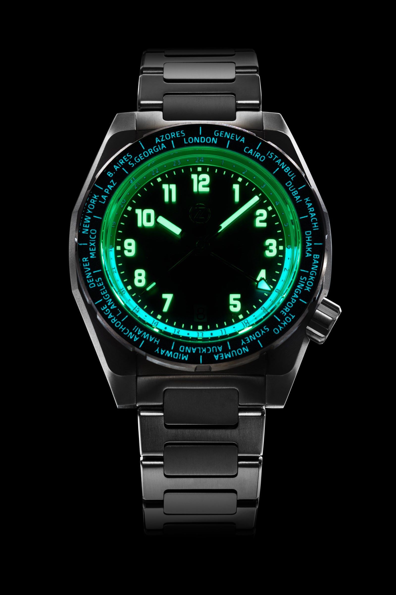メルタロ様⁂ Hammerhead V3 300m DLC 'Mosiac MOP' – Zelos Watches