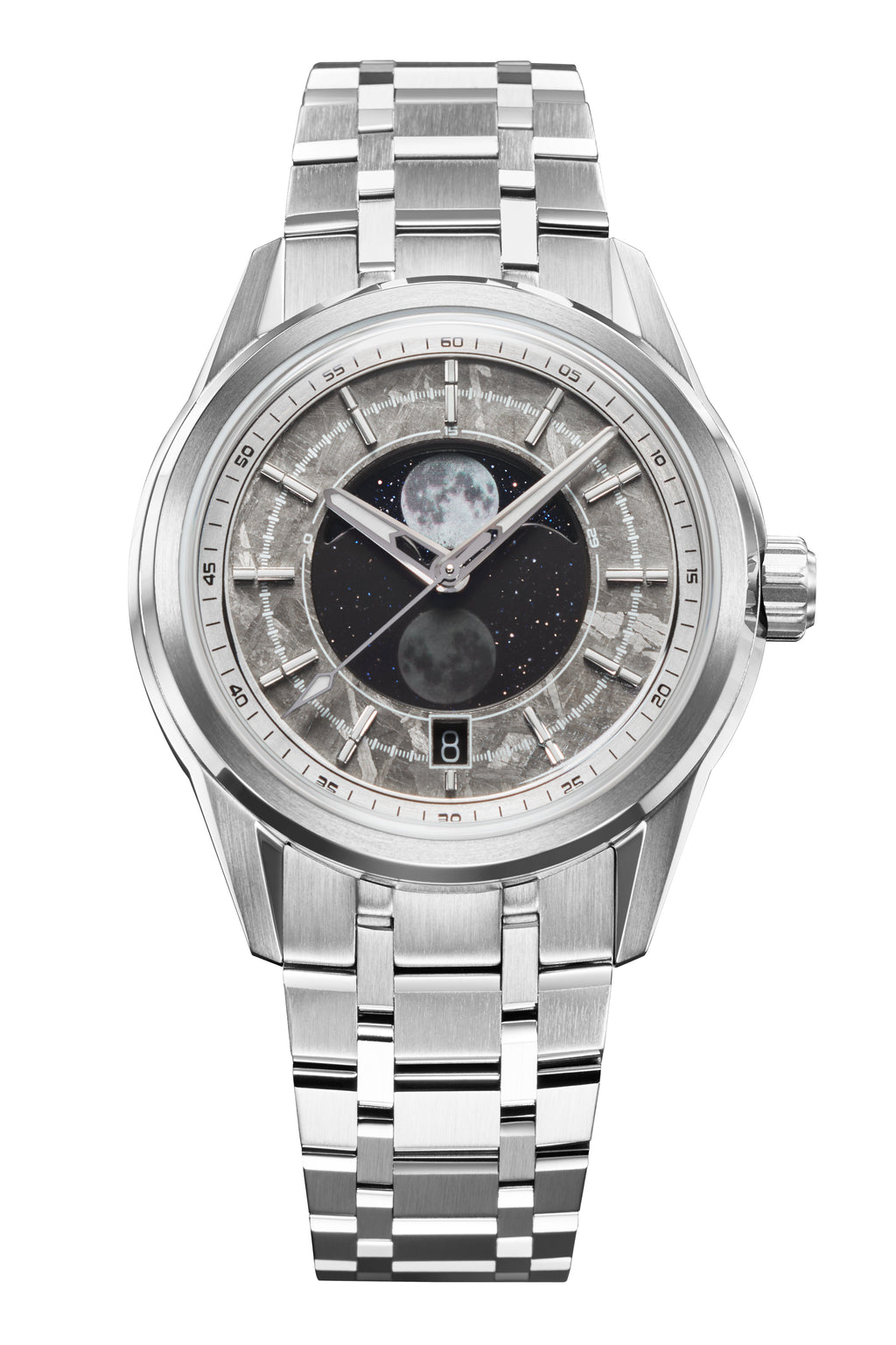 Helica Moonphase Meteorite – Zelos Watches