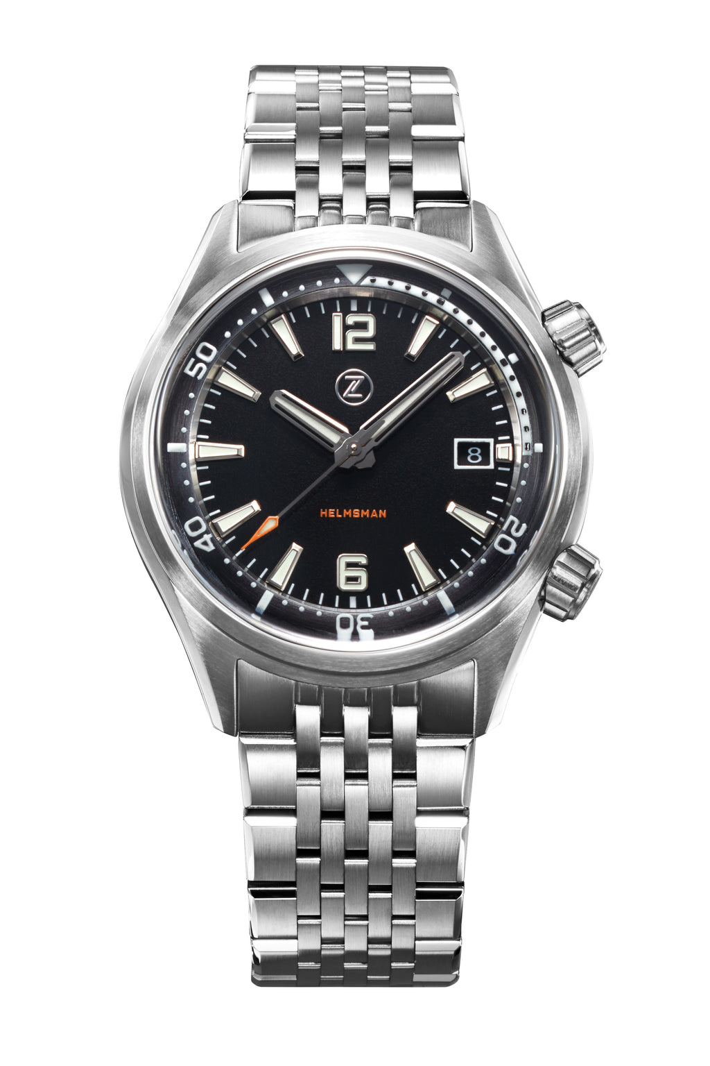 Helmsman SS 'Midnight' – Zelos Watches