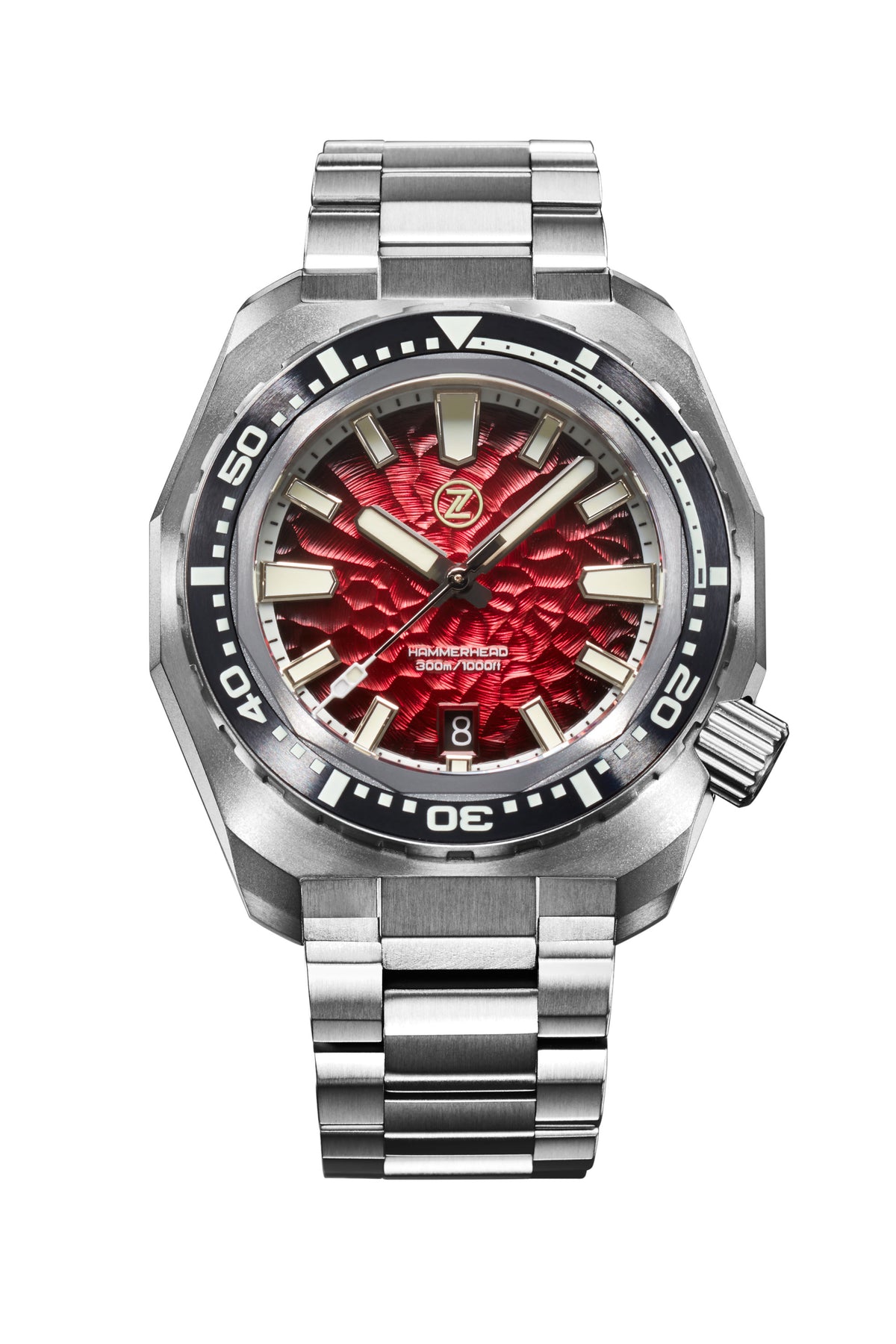 Hammerhead V3 300m Ti 'Mosaic MOP' – Zelos Watches