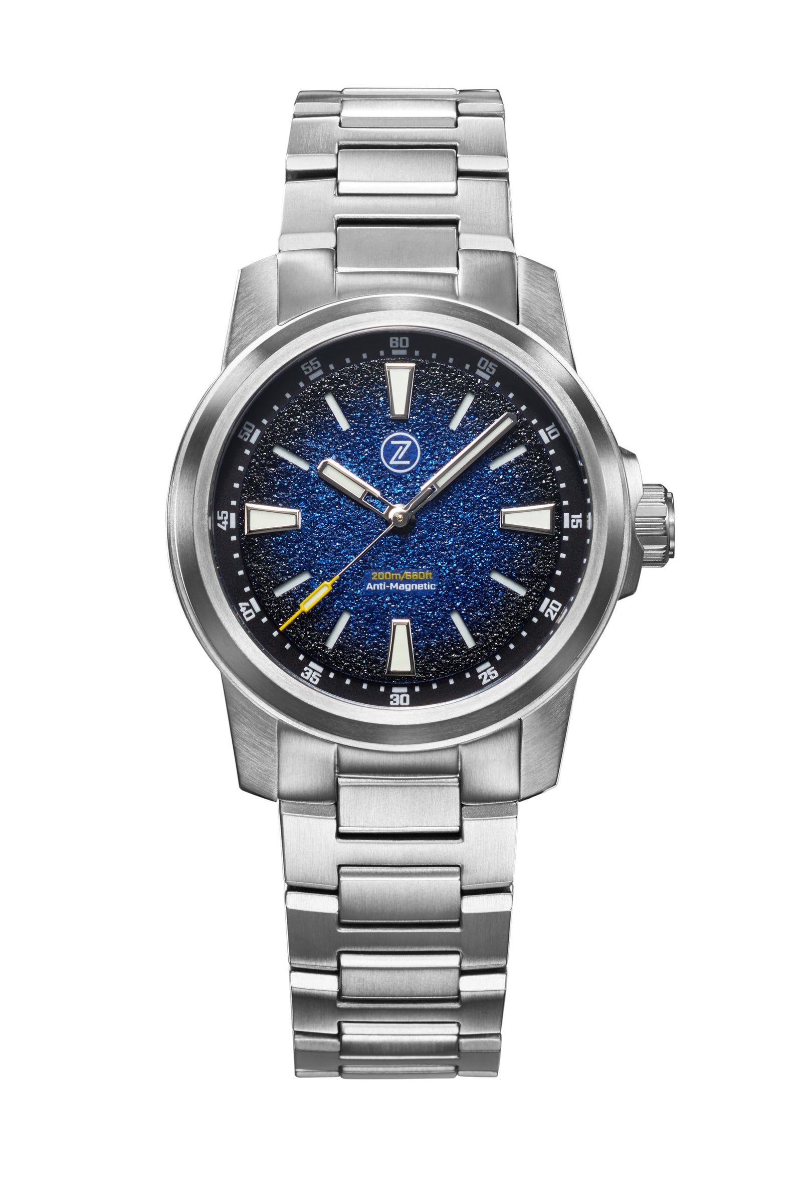 Aurora Field 38mm Ti 'Midnight Blue' – Zelos Watches
