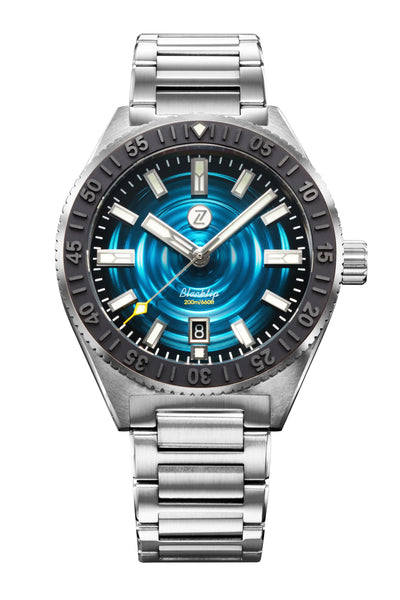 Blacktip 200m Diver SS Whirlpool – Zelos Watches