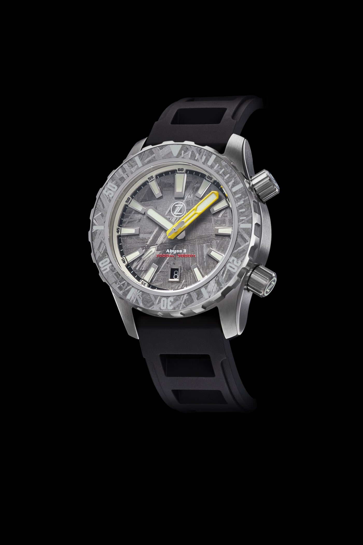 Abyss 3 3000m Steel Meteorite – Zelos Watches