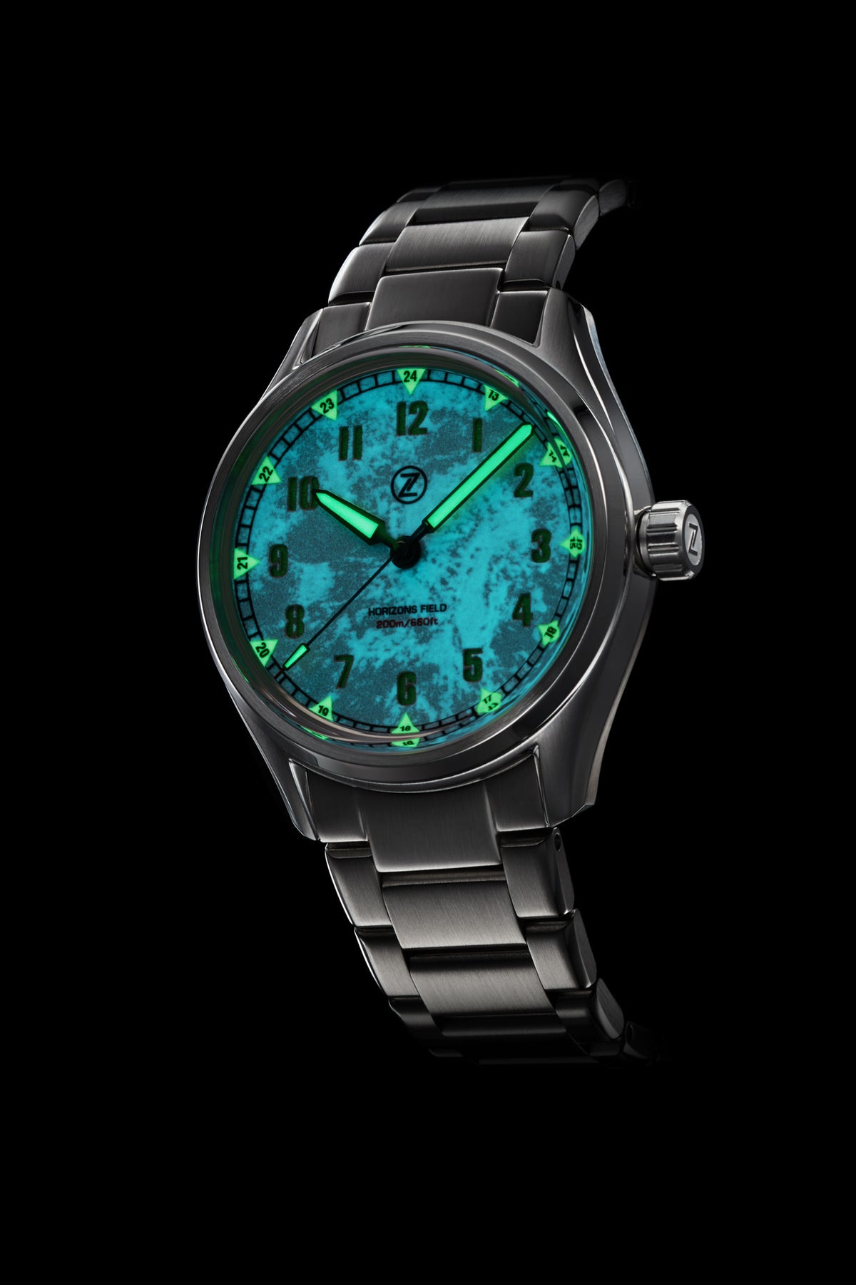 Horizons 200m Field 'Lunar Frost' – Zelos Watches