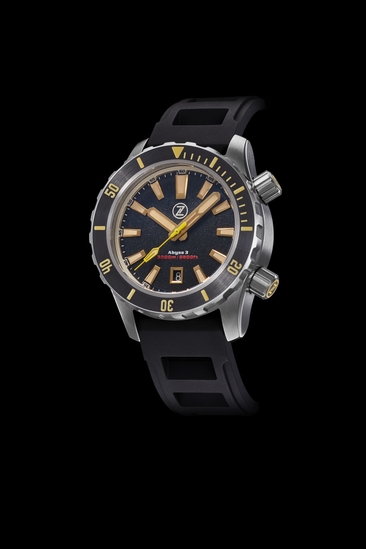 Cronos Sub Diver Uomini Orologio No Date NH35 Vetro Zaffiro Lunetta Ceramica 20 ATM GlideClasp Orologi da polso automatici, color 5