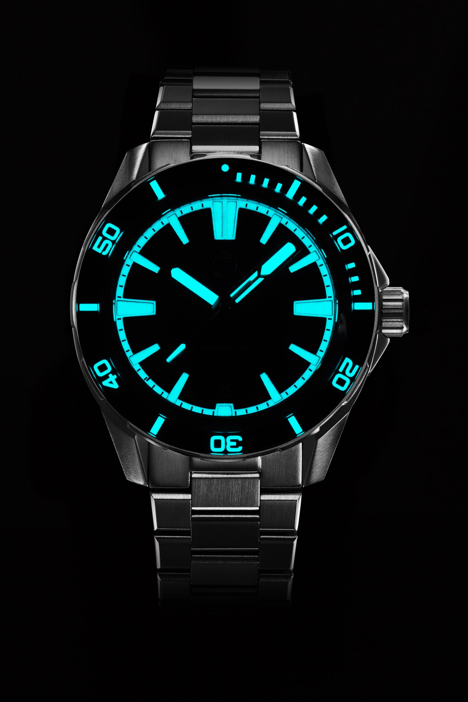 Swordfish 40mm SS Black – Zelos Watches