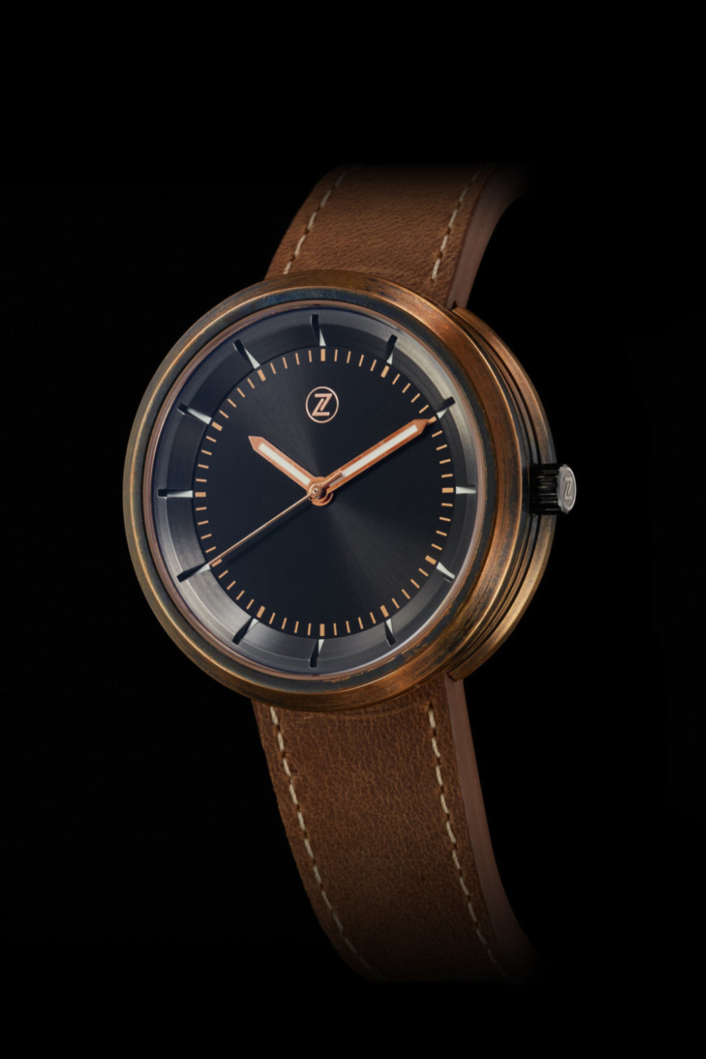 新品未使用【SISANDI】ZAHA CLASSIC Ⅱ cocoa time Chroma 2 Limited Edition : Bronze Watch – Zelos Watches