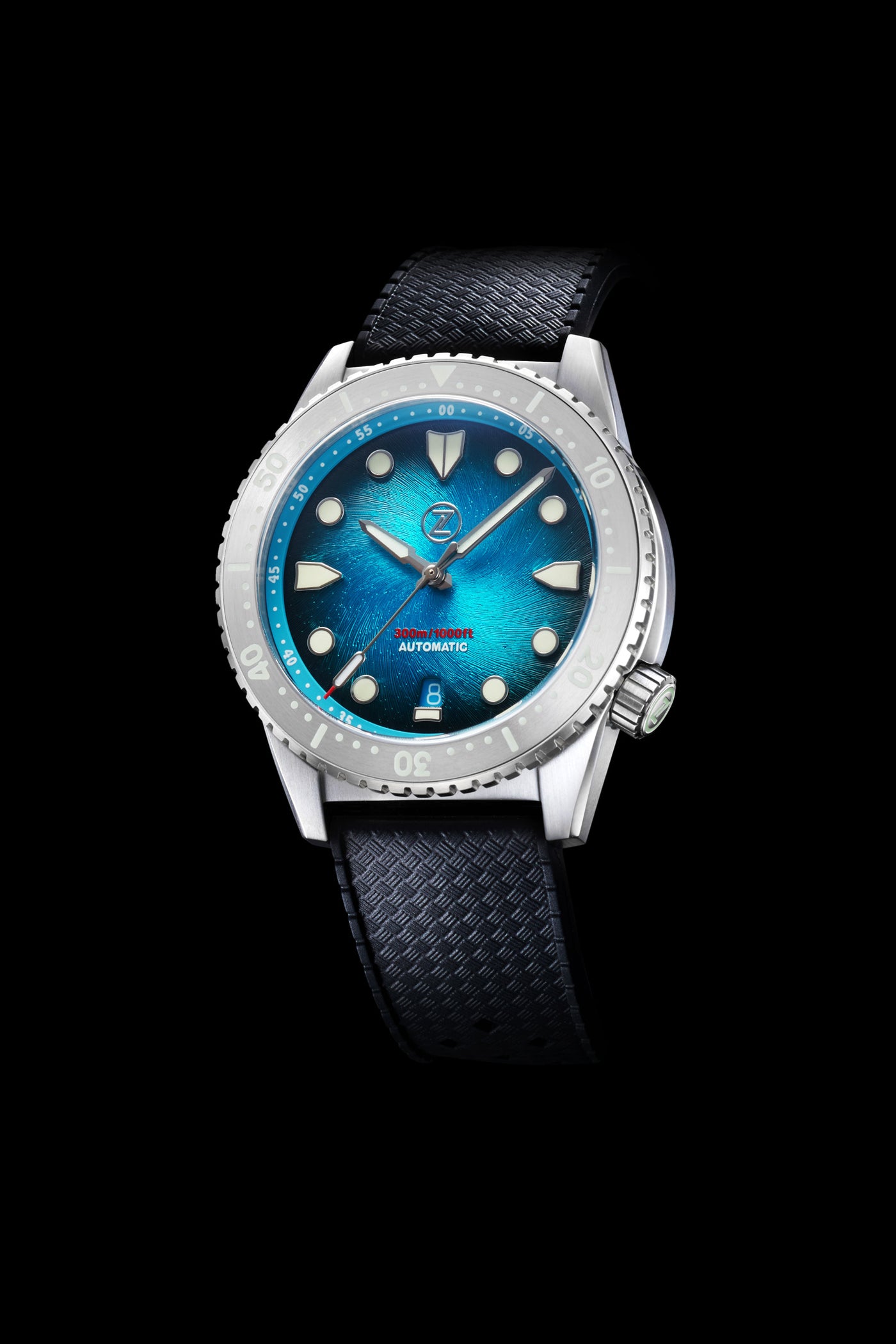 Mako V3 300m Steel 'Teal' – Zelos Watches