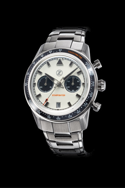 Starfighter Chronograph 'Frost' – Zelos Watches