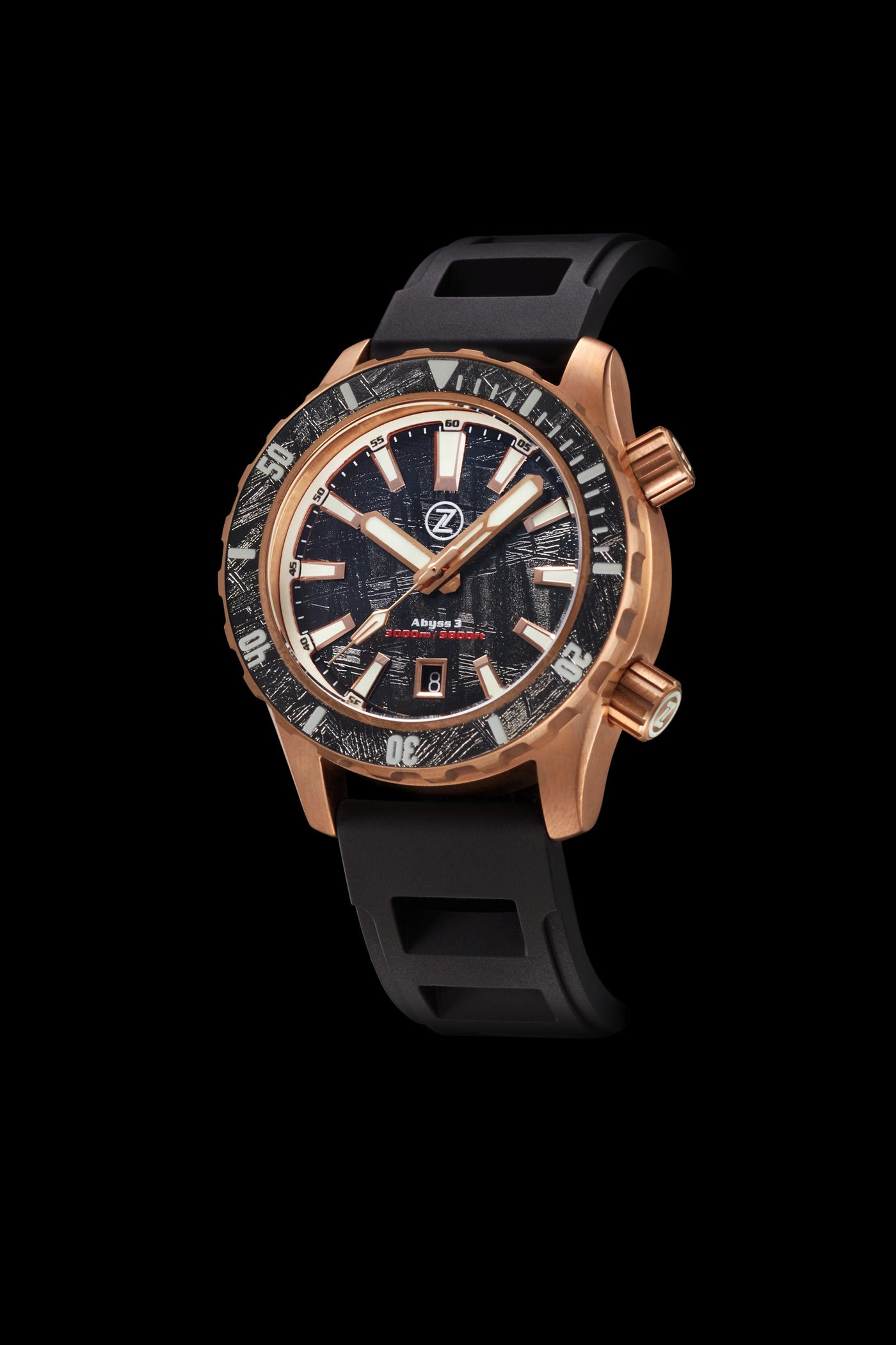 Abyss 3 3000m Bronze Meteorite – Zelos Watches