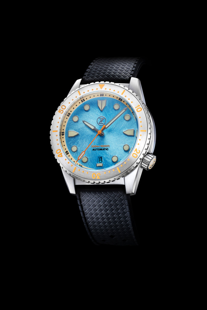 Mako V3 300m Steel 'Ice' – Zelos Watches - Main Image