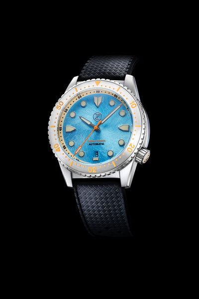 Snow Man - mako  Mako V3 300m Ti 'Frost' – Zelos Watches