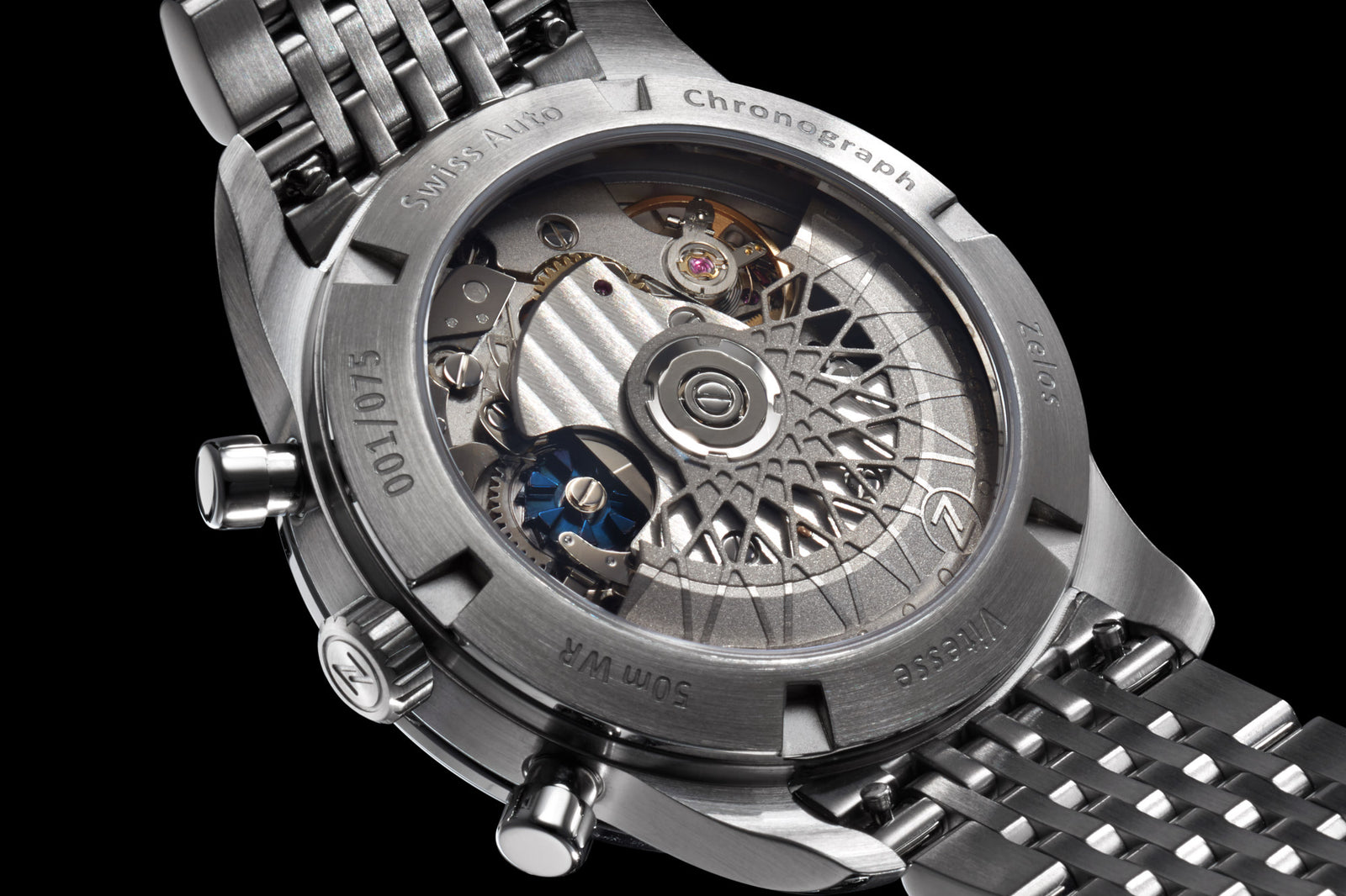 Vitesse 'Salmon' Automatic Chronograph – Zelos Watches