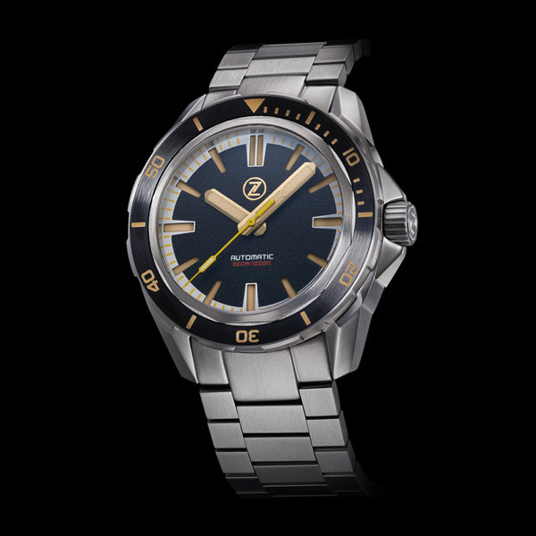 Swordfish 300m Diver Seiko NH35 Black Sand – Zelos Watches